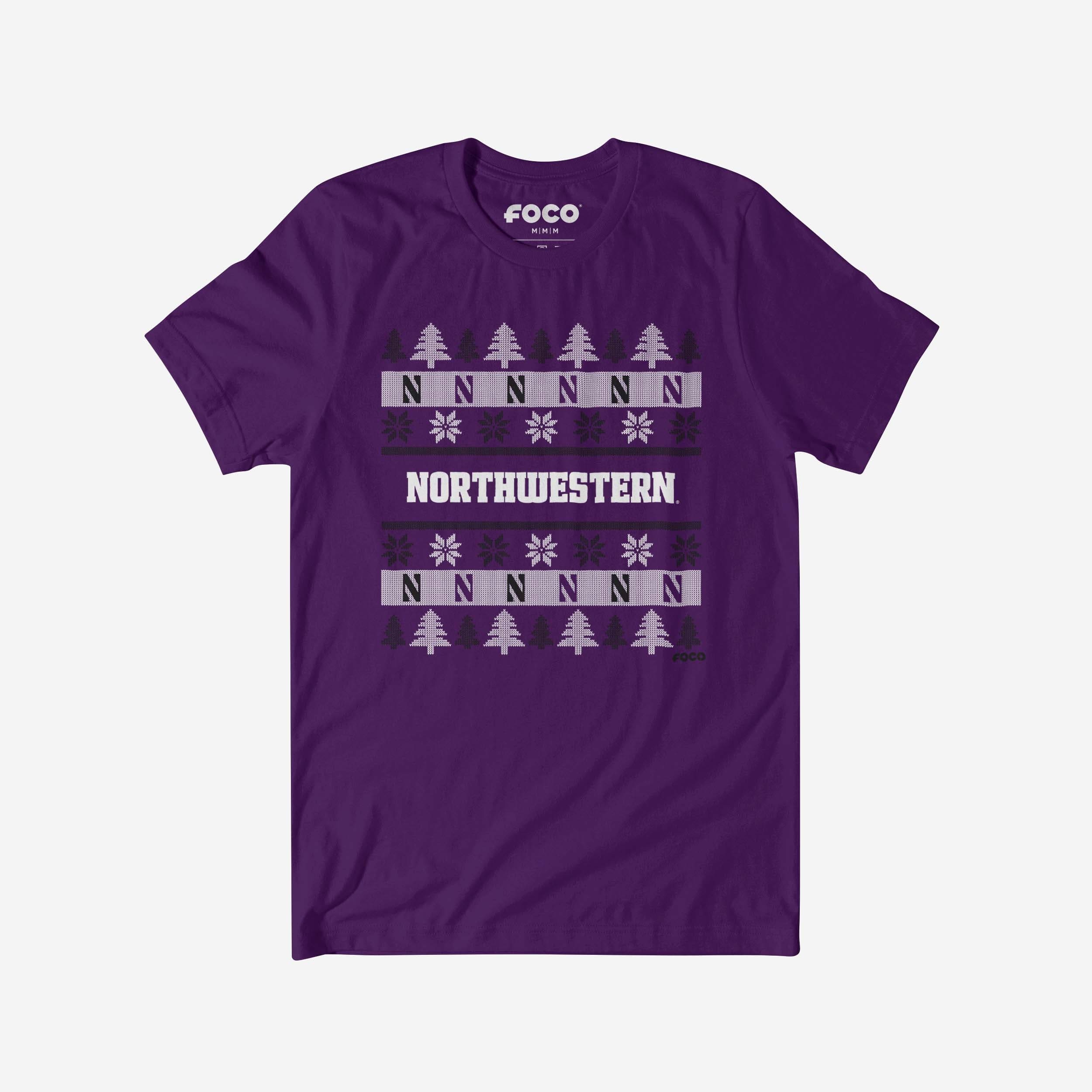 Northwestern Wildcats Holiday Sweater T-Shirt