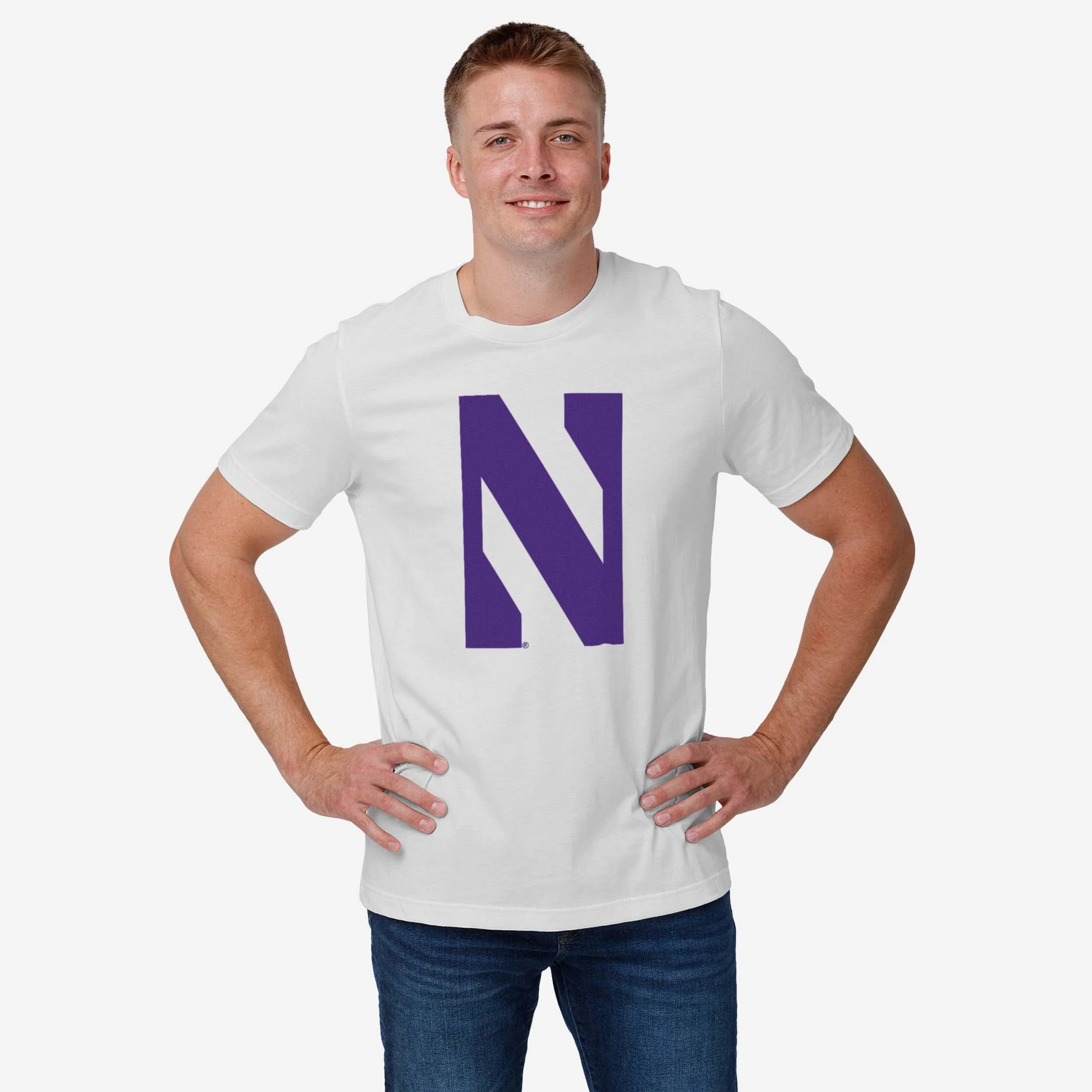 Northwestern Wildcats Primary Logo T-Shirt - Image 14