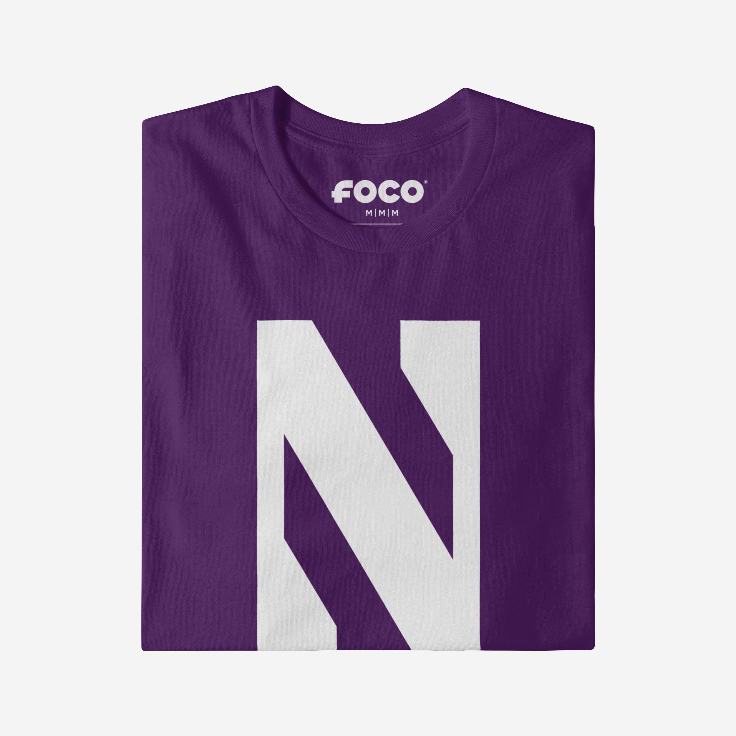 Northwestern Wildcats Primary Logo T-Shirt - Image 4