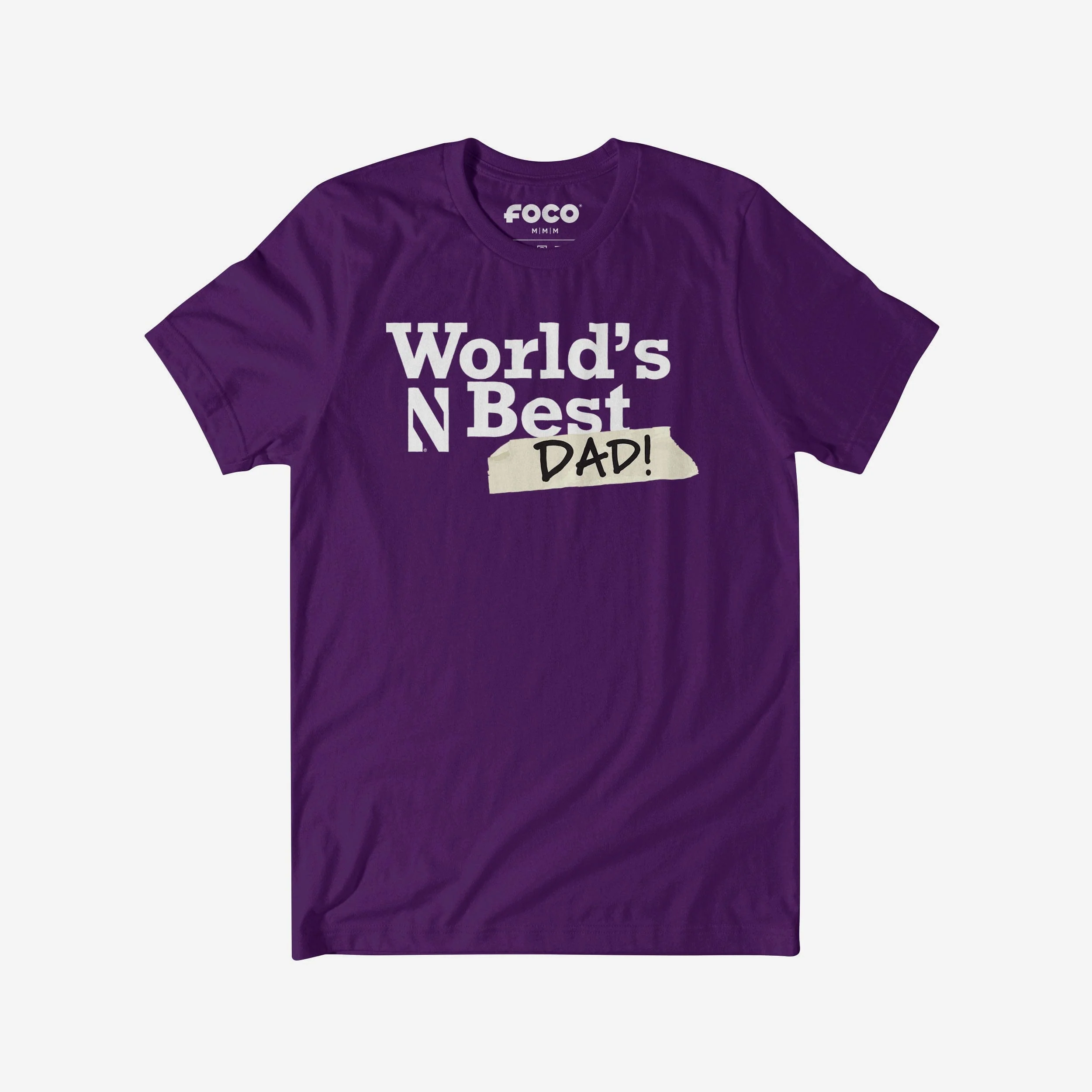 Northwestern Wildcats World's Best Dad T-Shirt