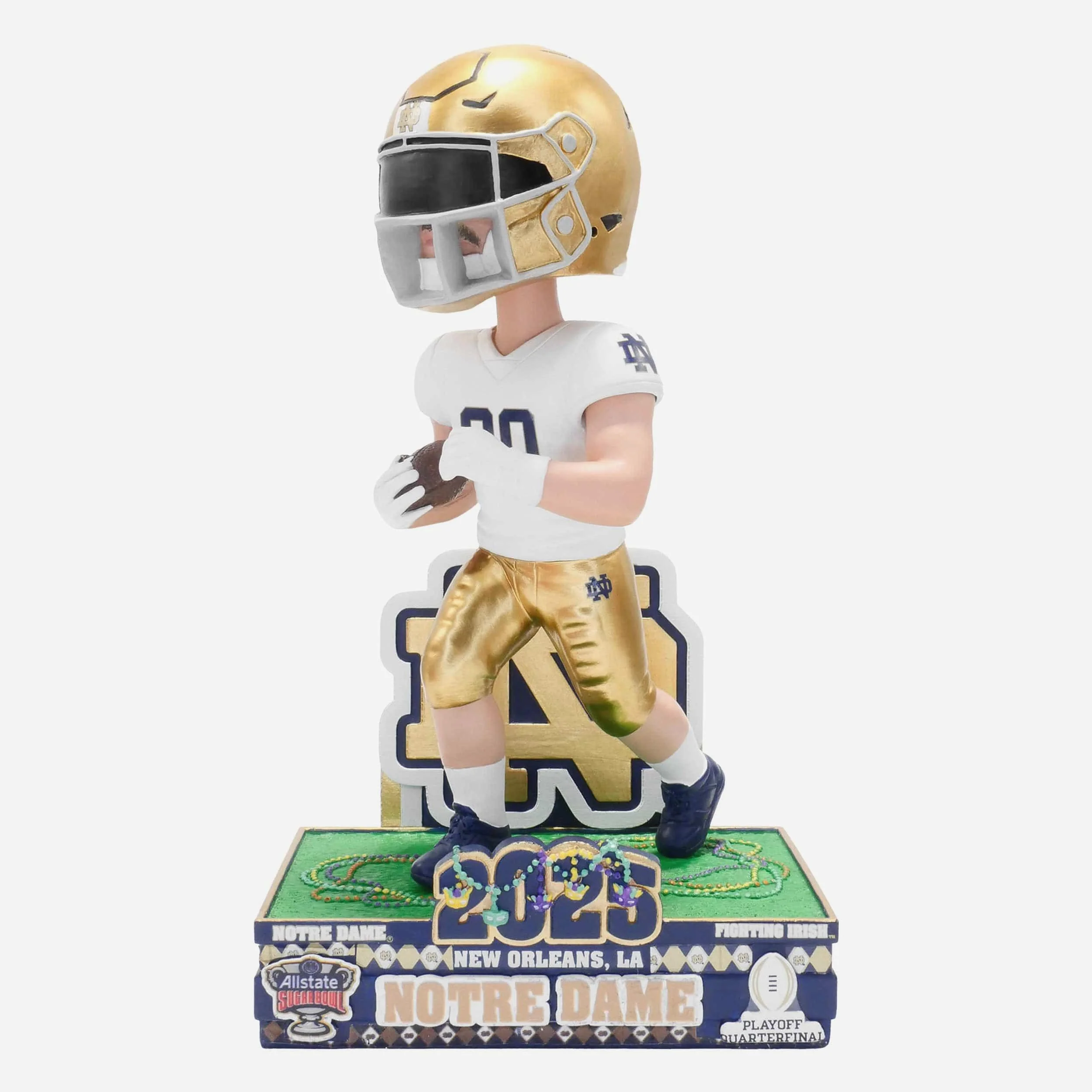 Notre Dame Fighting Irish Sugar Bowl Winner Bobblehead