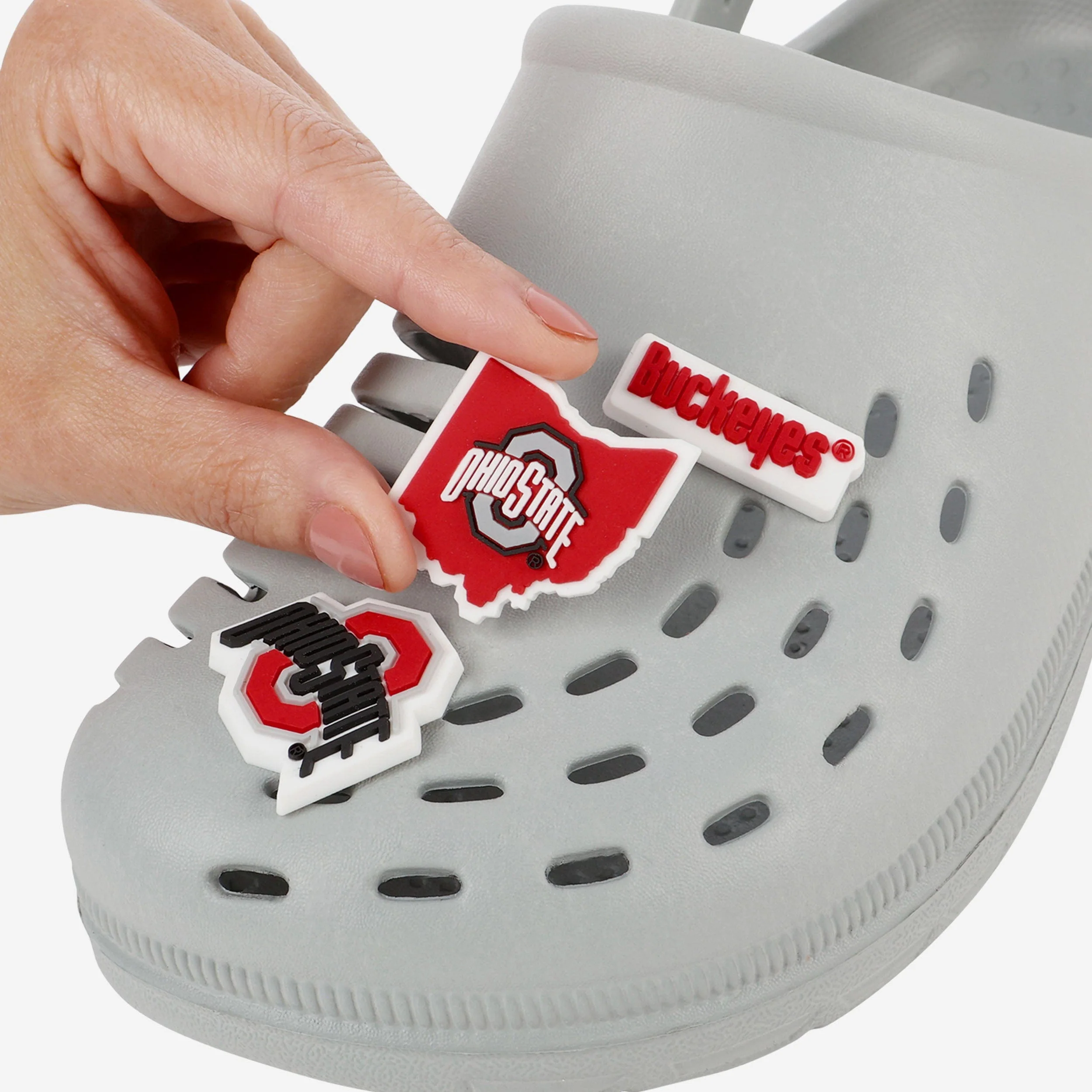 Ohio State Buckeyes 10 Pack Team Clog Charms - Image 3