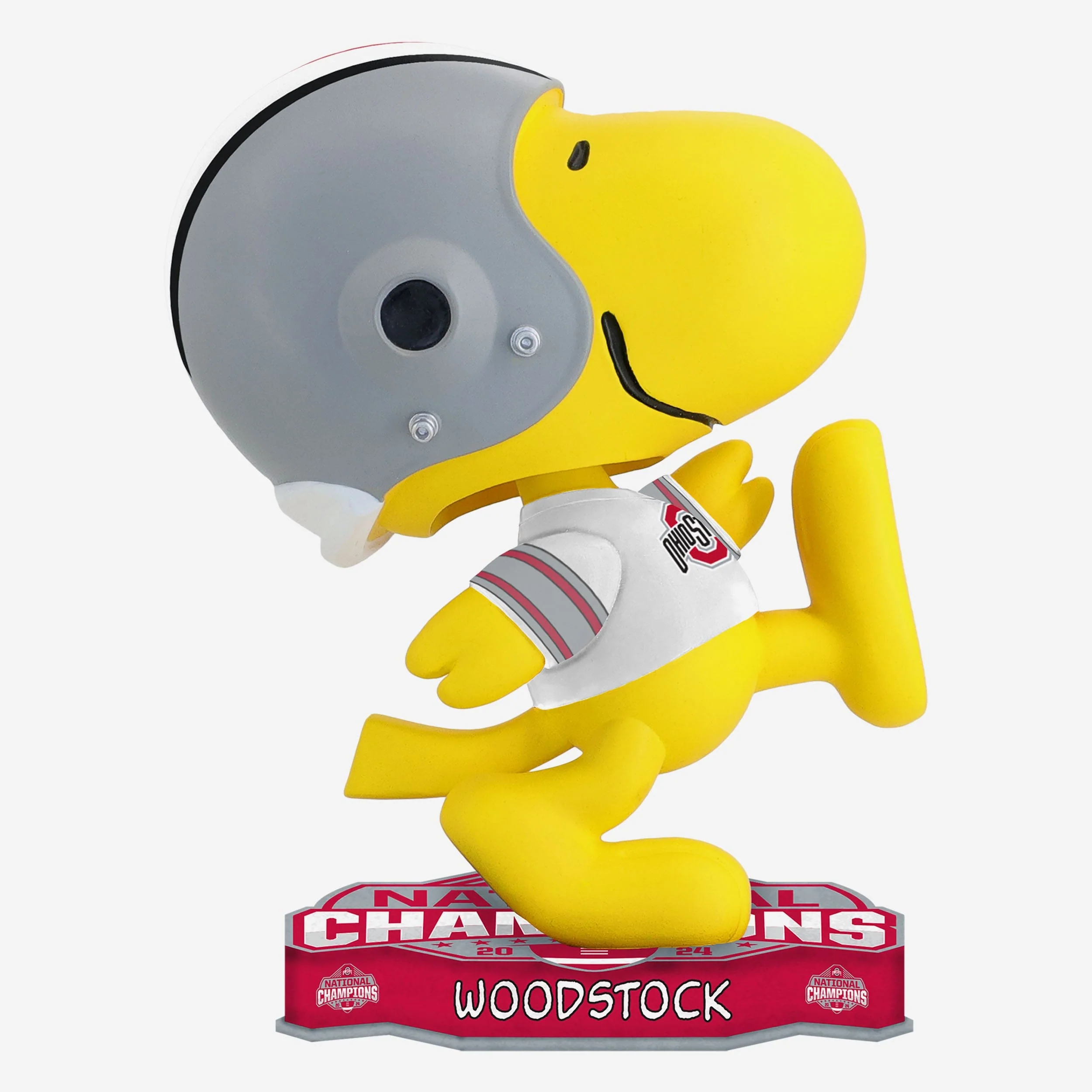 Ohio State Buckeyes 2024 Football National Champions Woodstock Peanuts Bighead Bobblehead