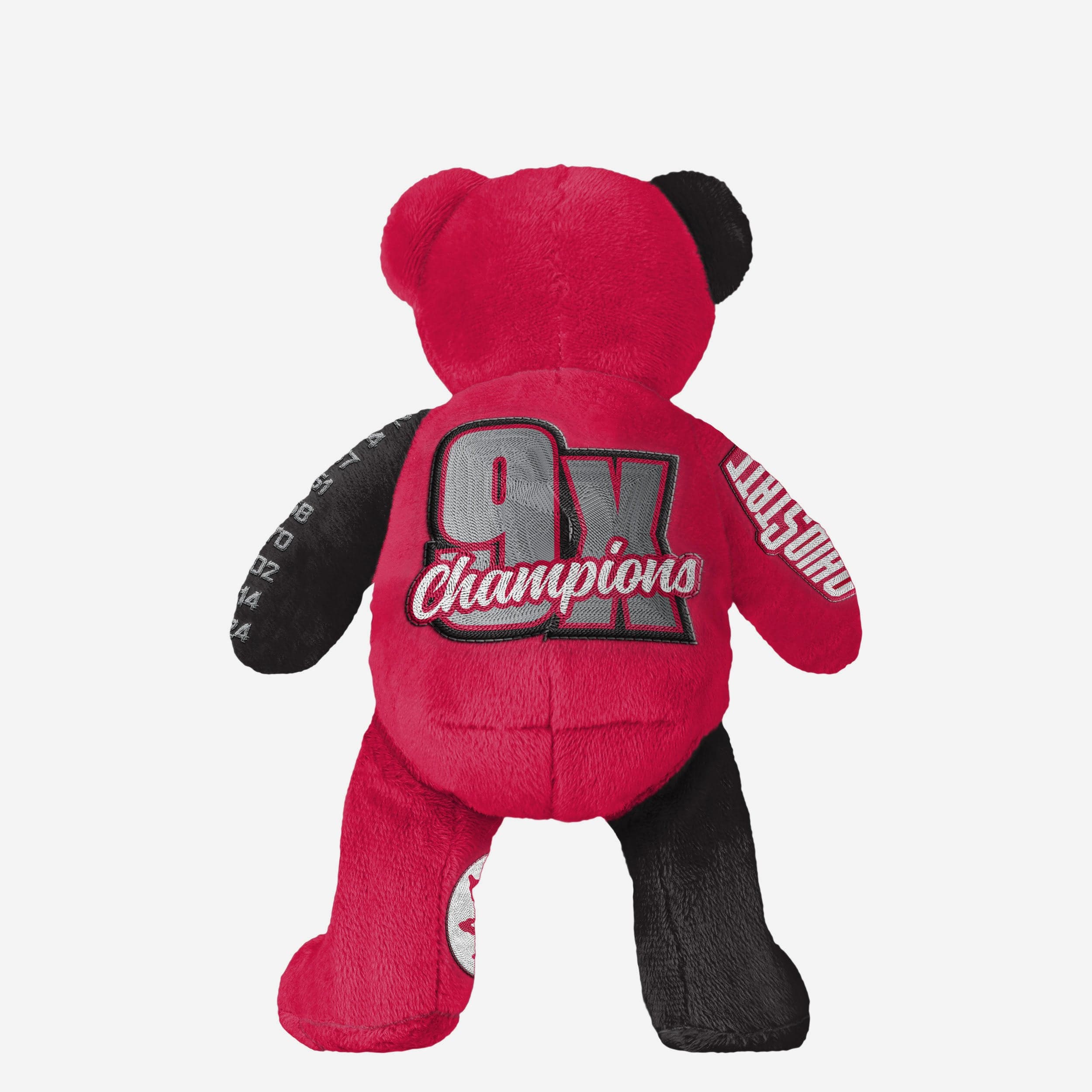 Ohio State Buckeyes 9x Football National Champions Team Beans Embroidered Bear - Image 2