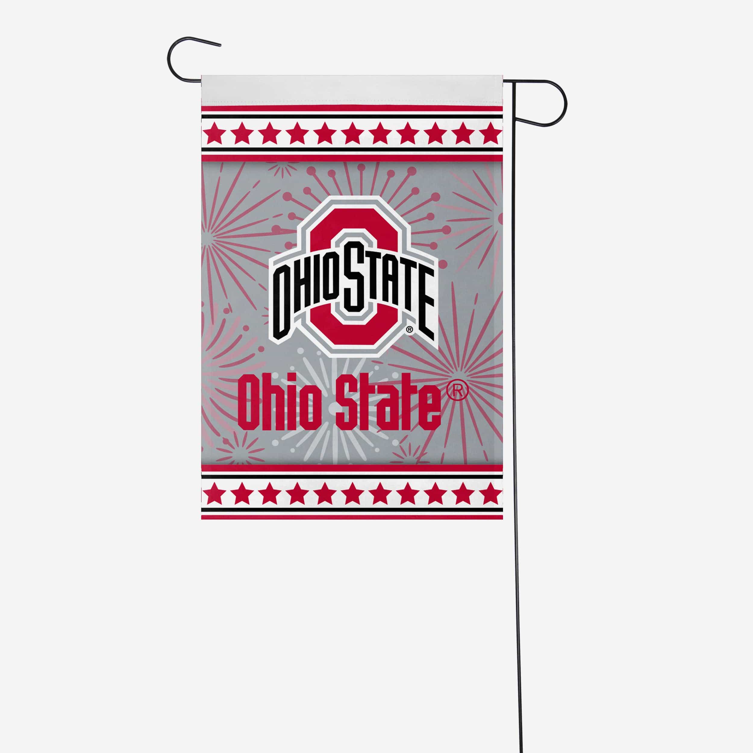 Ohio State Buckeyes Americana Garden Flag - Image 2
