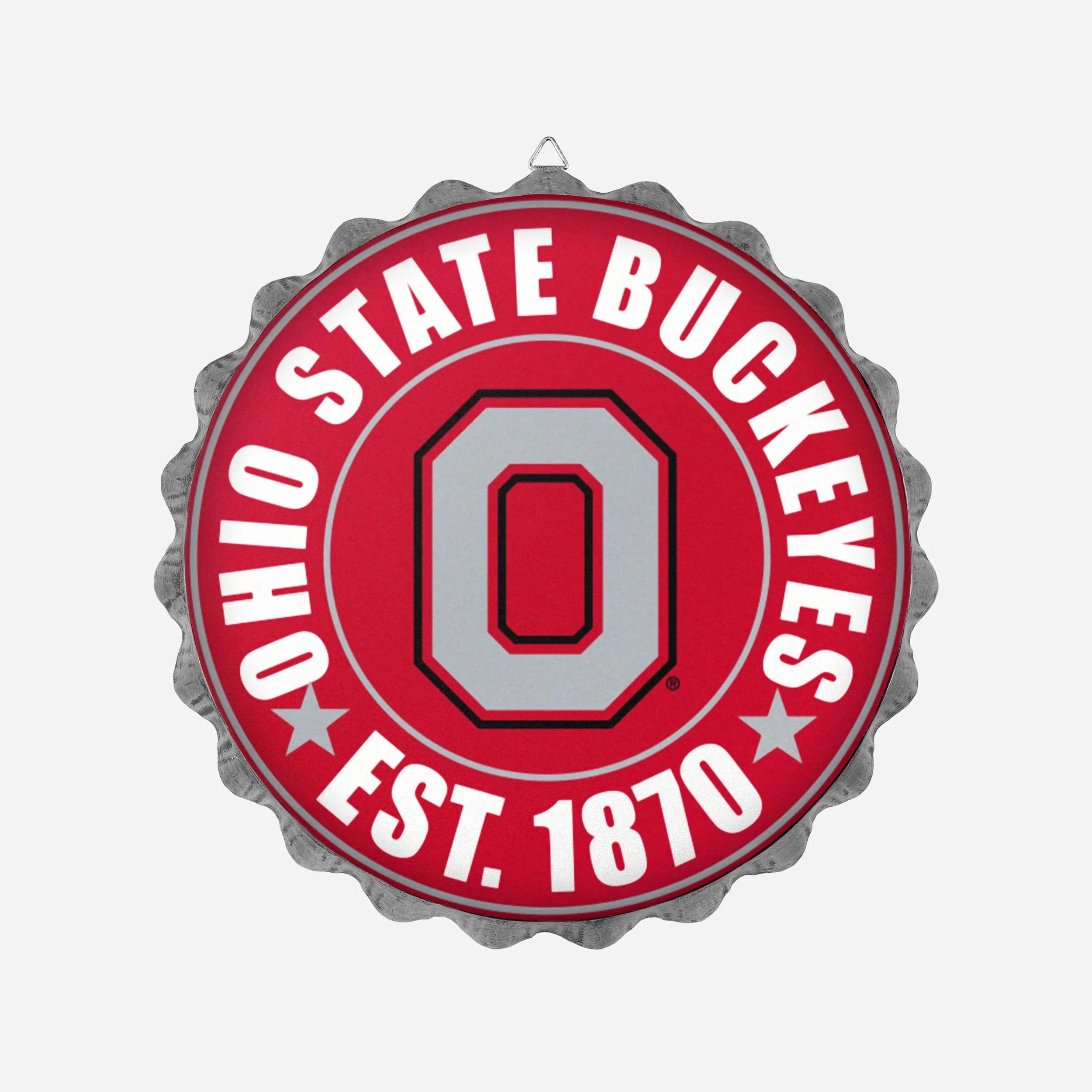 Ohio State Buckeyes Bottle Cap Wall Sign