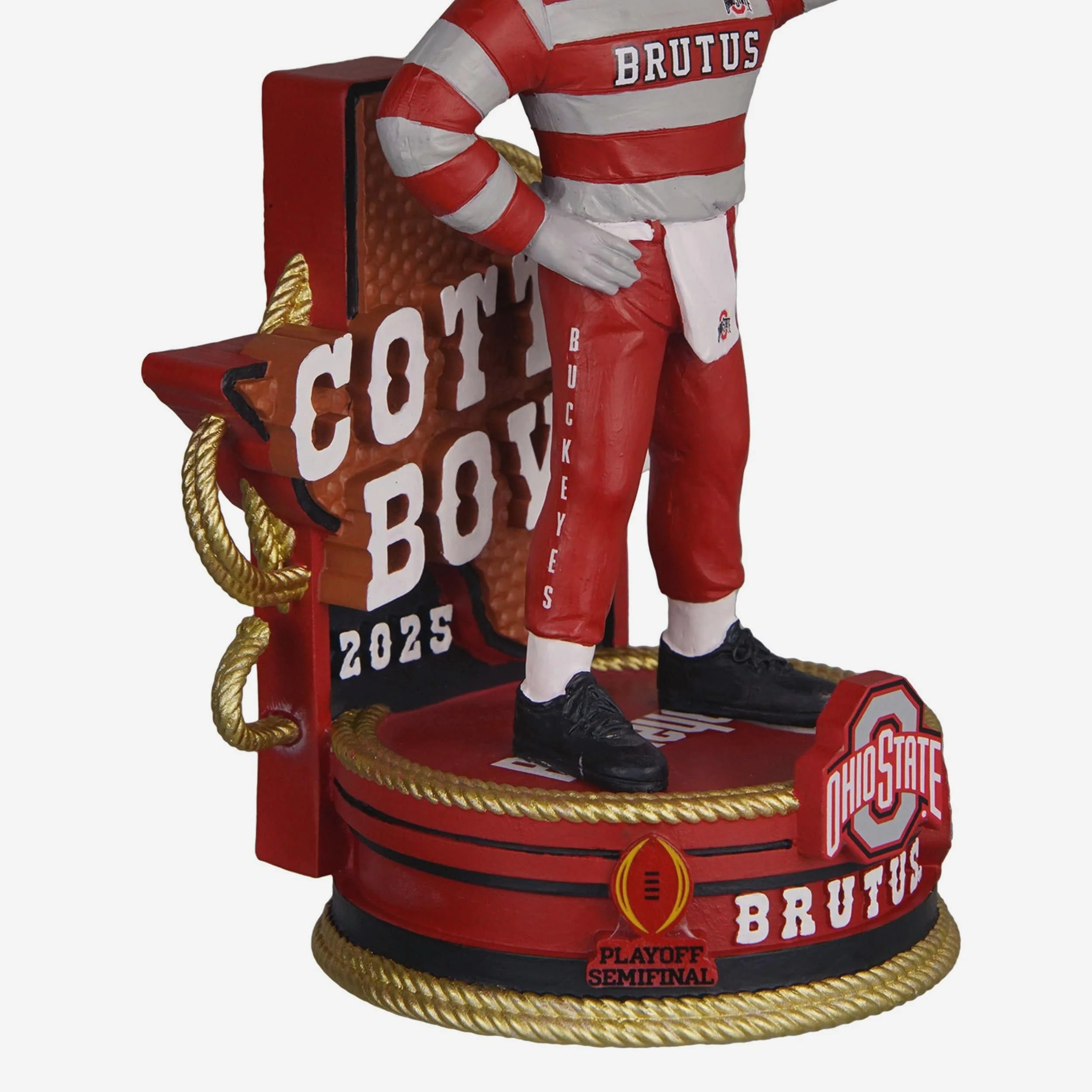 Ohio State Buckeyes Cotton Bowl Winner Mascot Bobblehead - Image 3