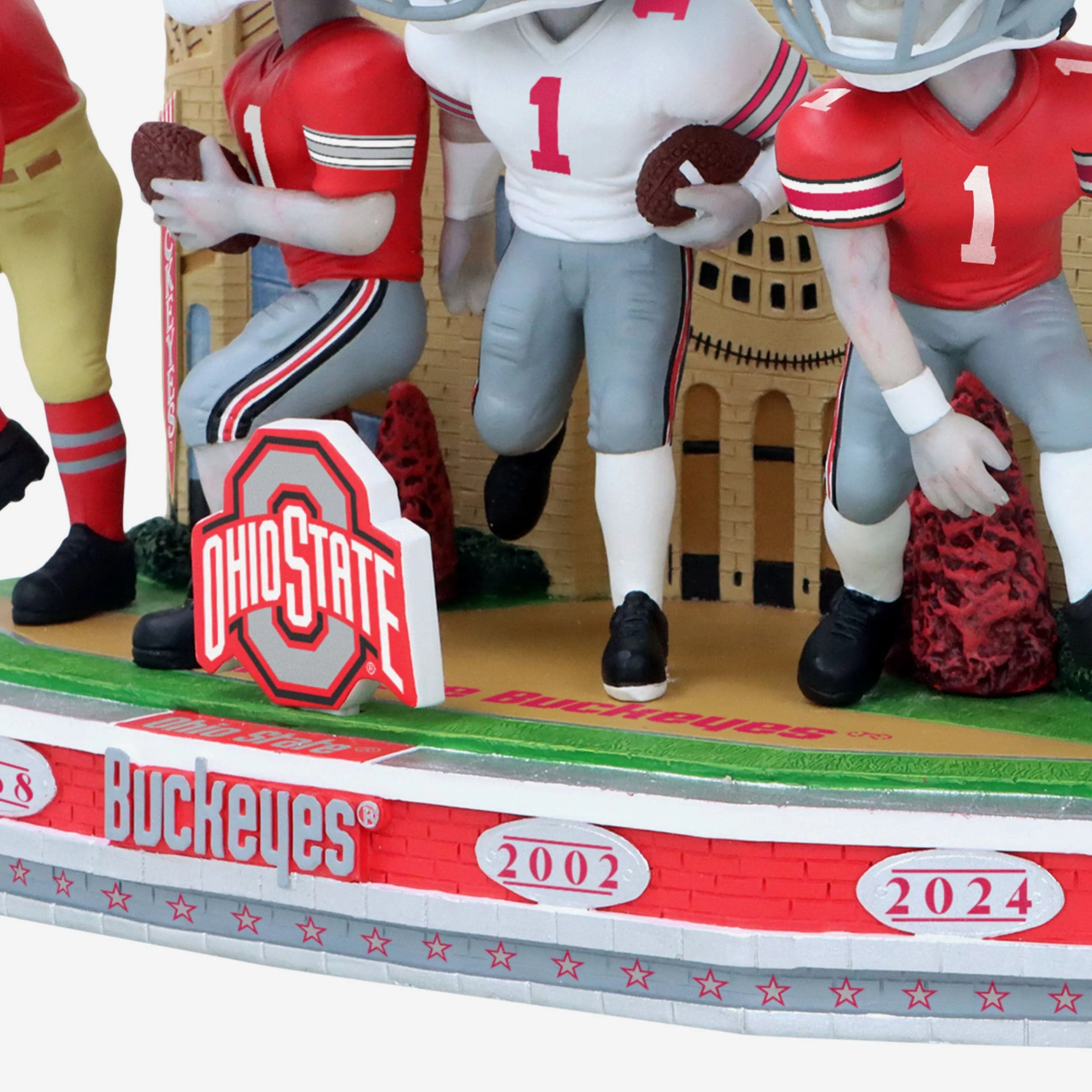 Ohio State Buckeyes Football Uniform History Mini Bobblehead Scene - Image 6