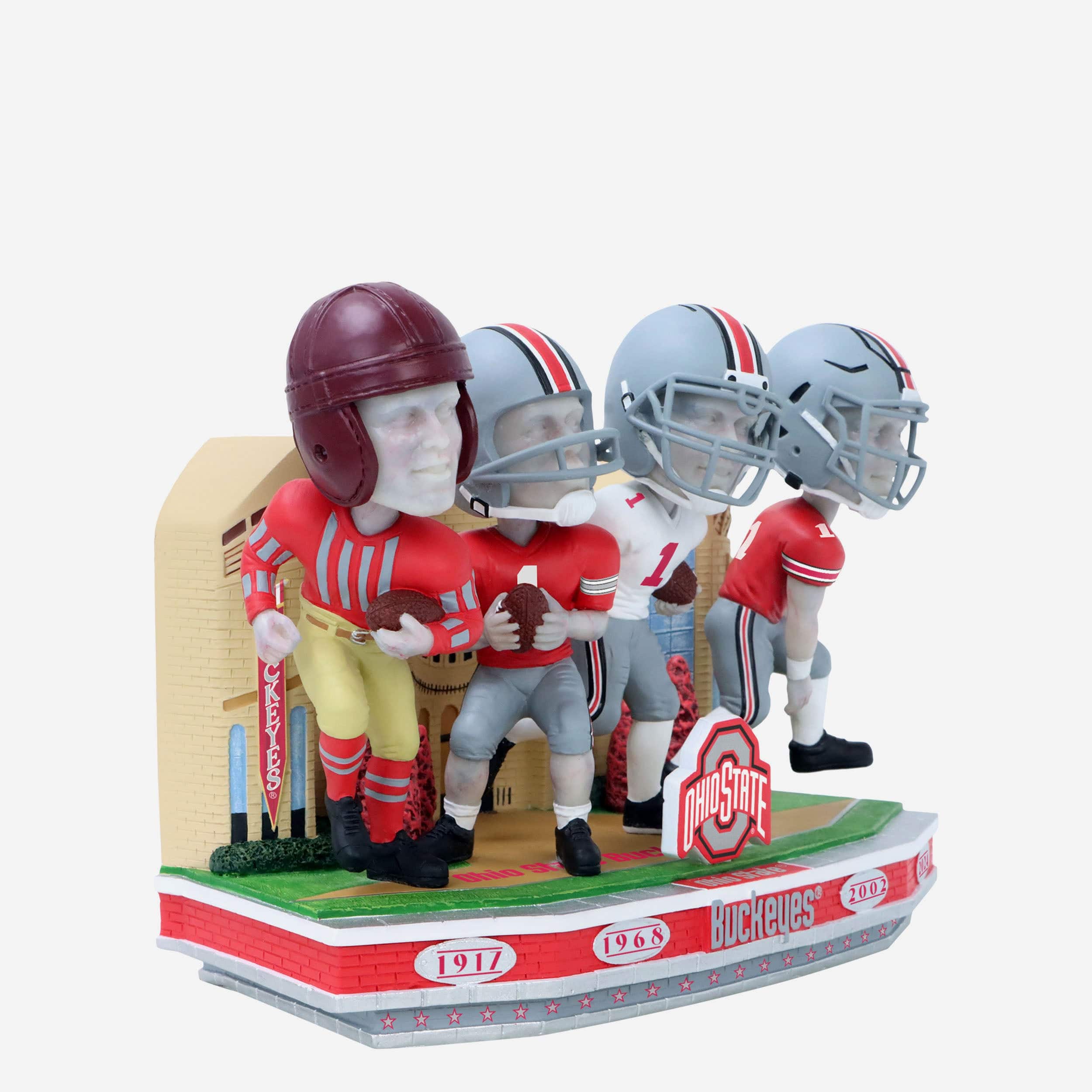 Ohio State Buckeyes Football Uniform History Mini Bobblehead Scene - Image 7