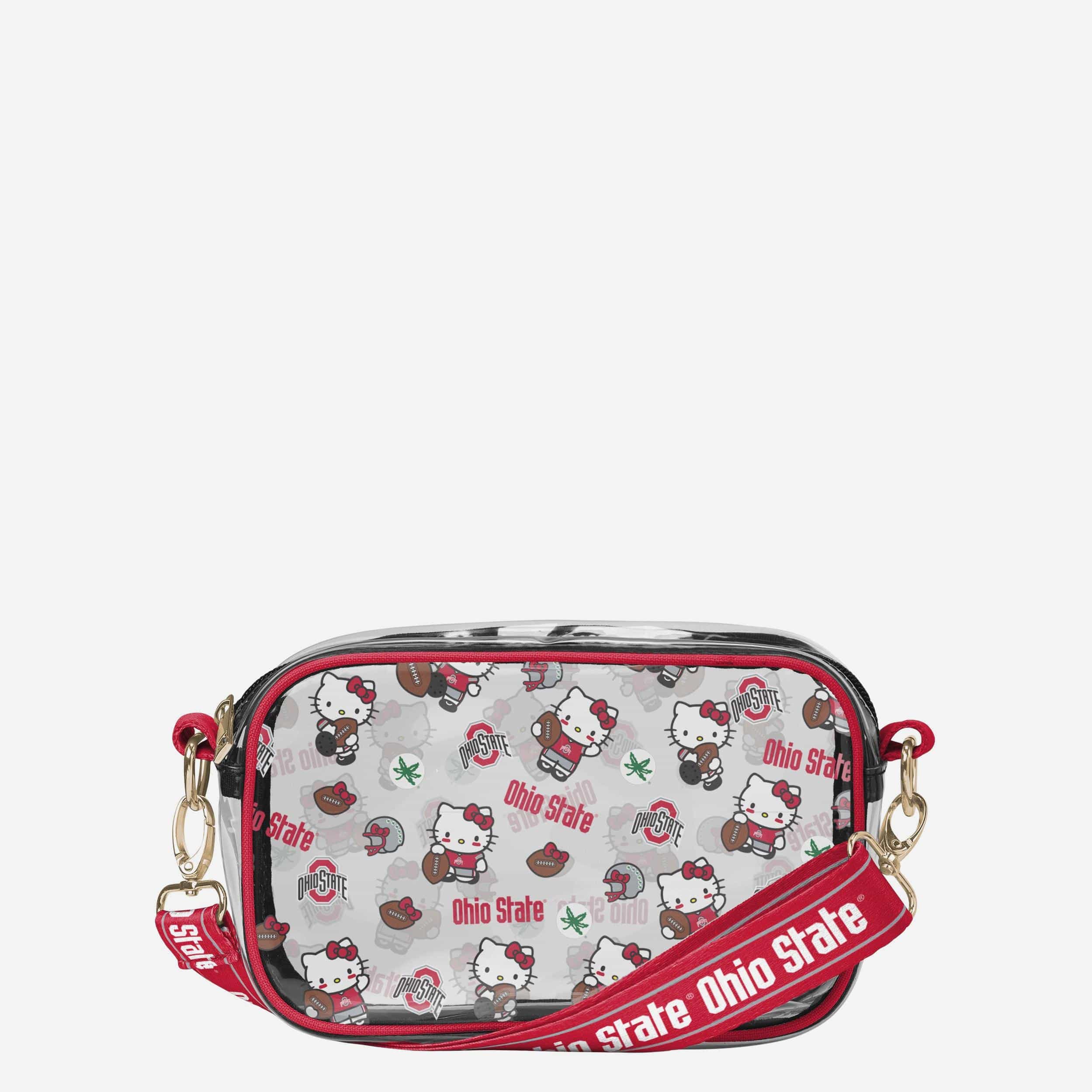 Ohio State Buckeyes Hello Kitty® Clear Crossbody Bag