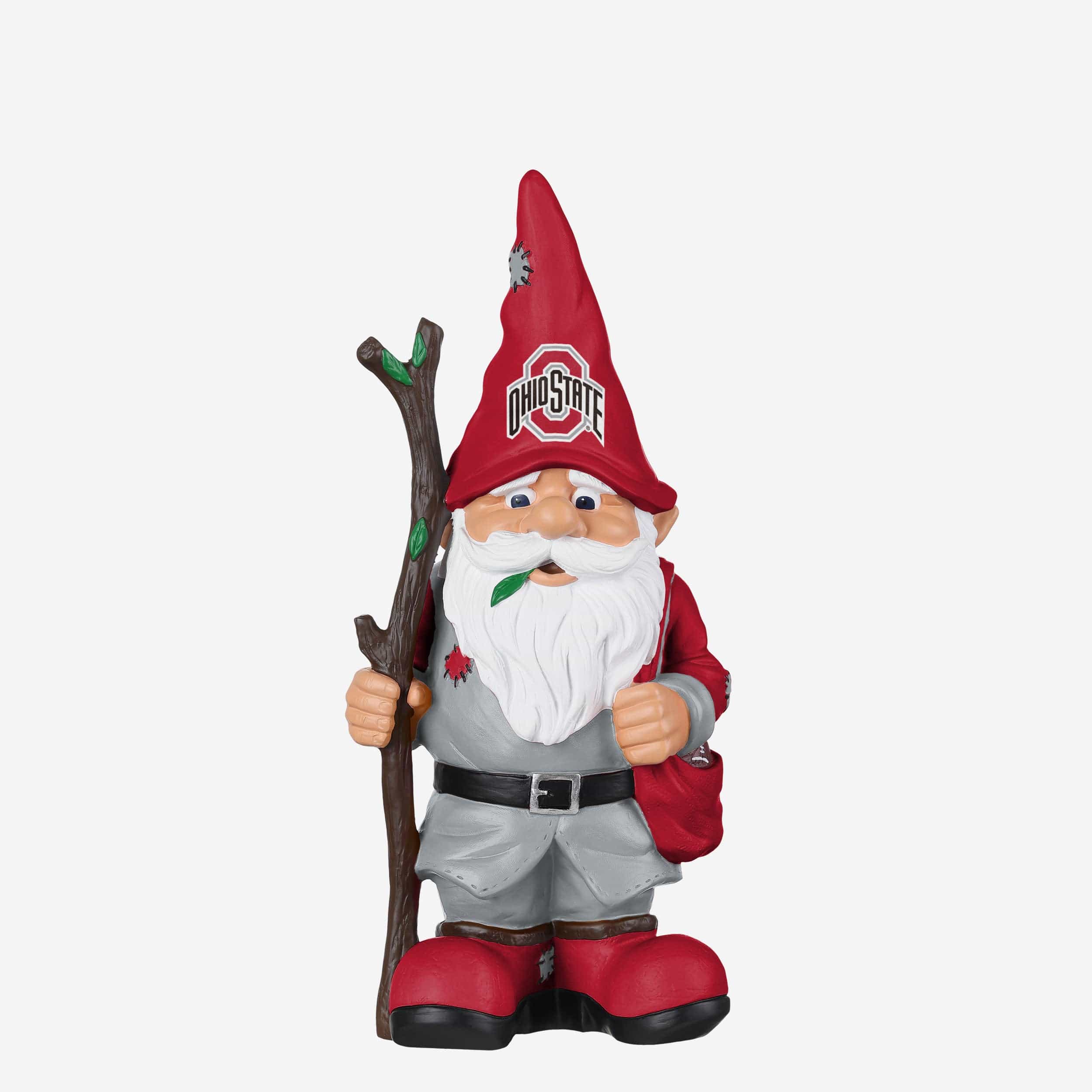Ohio State Buckeyes Holding Stick Gnome
