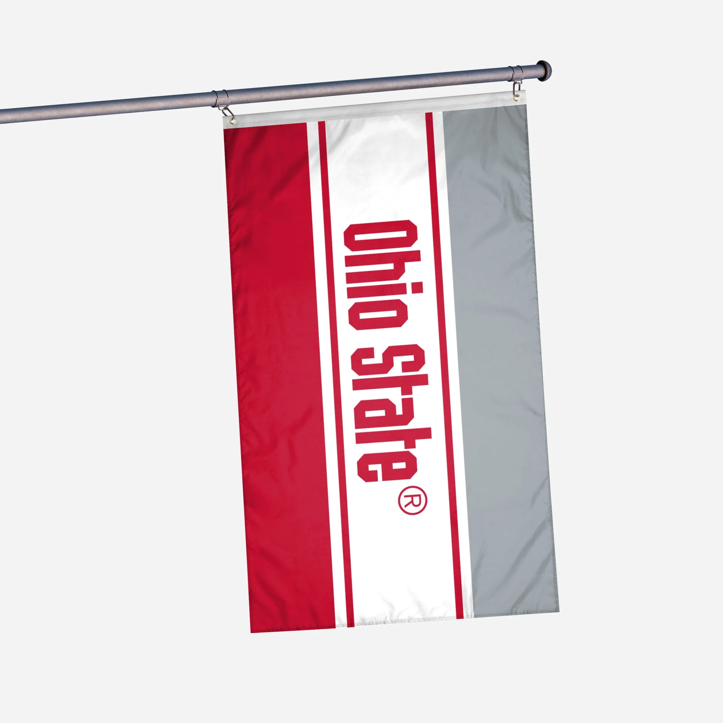 Ohio State Buckeyes Horizontal Flag