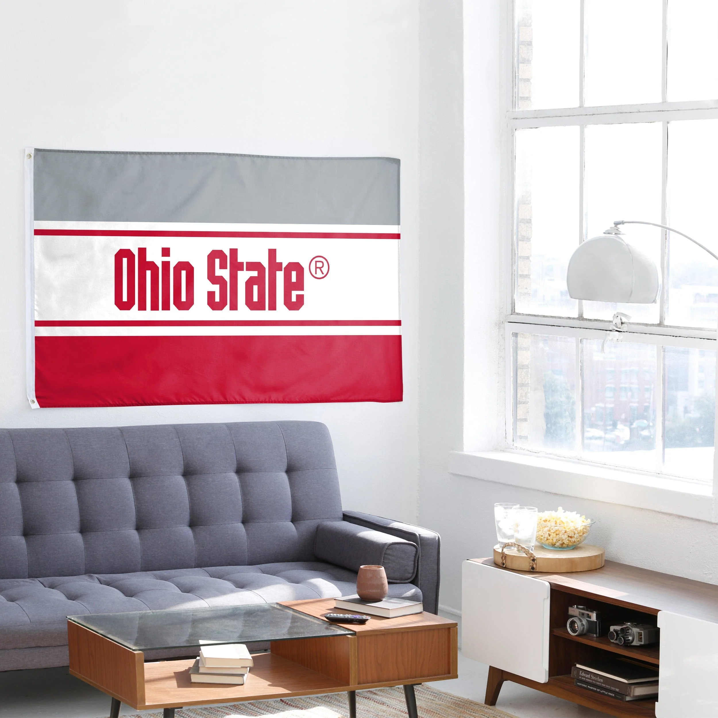 Ohio State Buckeyes Horizontal Flag - Image 5