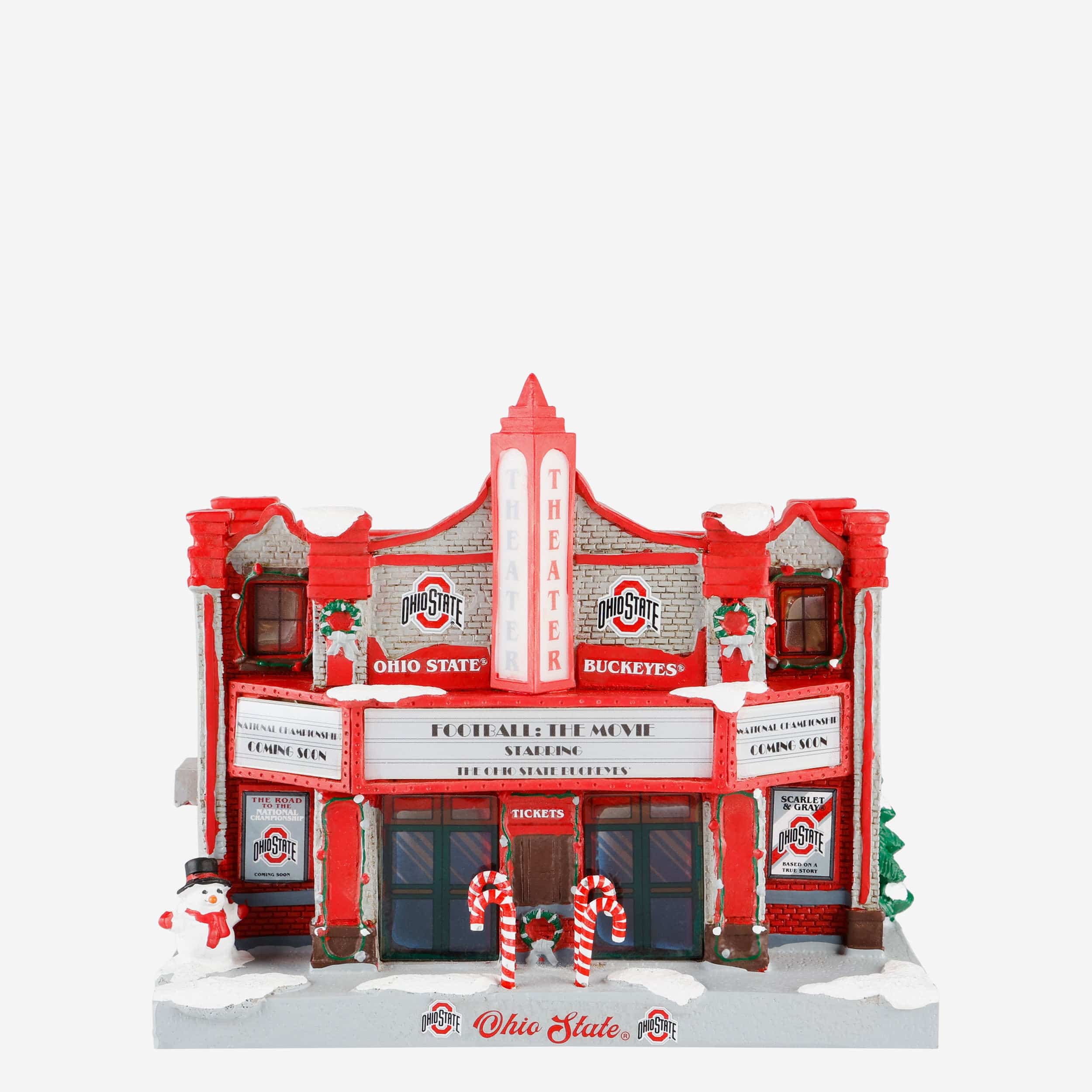 Ohio State Buckeyes Light Up Resin Team Theater