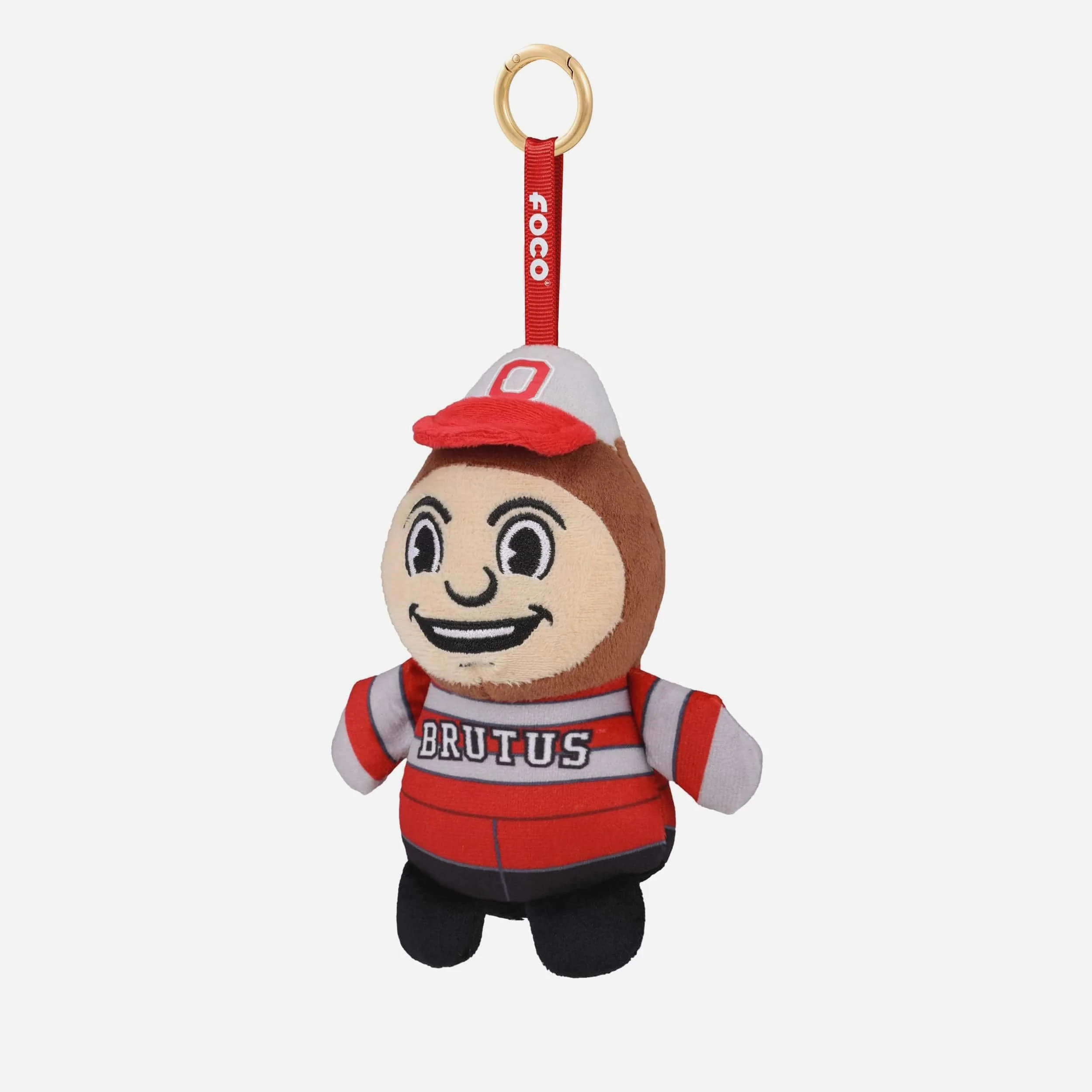 Ohio State Buckeyes Plush Teamie Beanie Mascot Bag Charm Keychain - Image 3