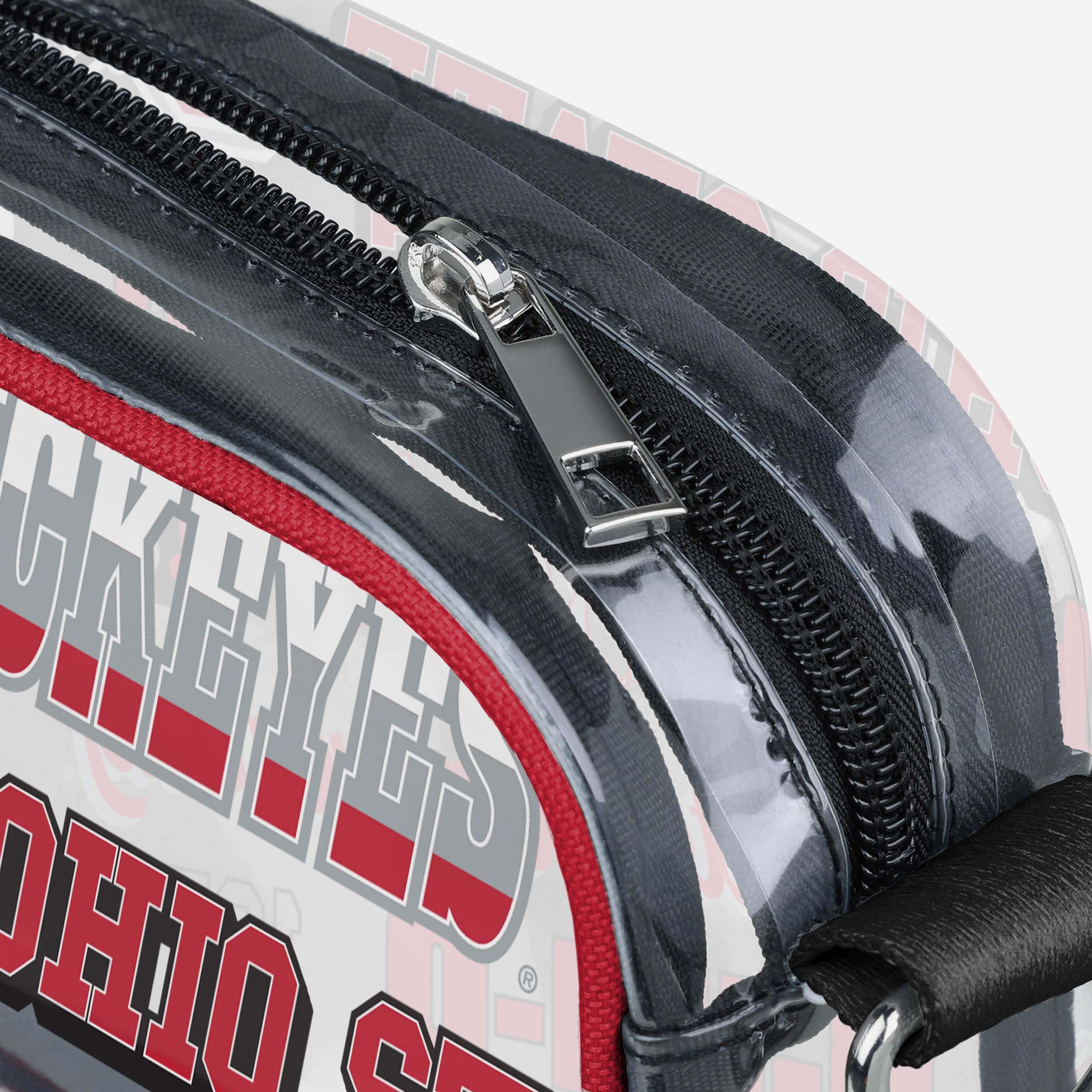 Ohio State Buckeyes Repeat Retro Print Clear Crossbody Bag - Image 4