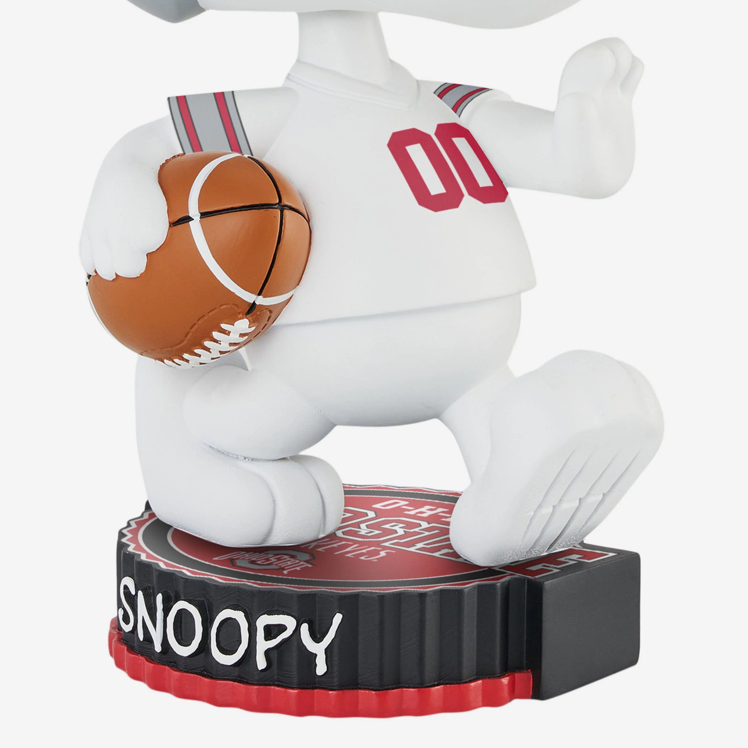 Ohio State Buckeyes Snoopy Peanuts Bighead Bobblehead - Image 3