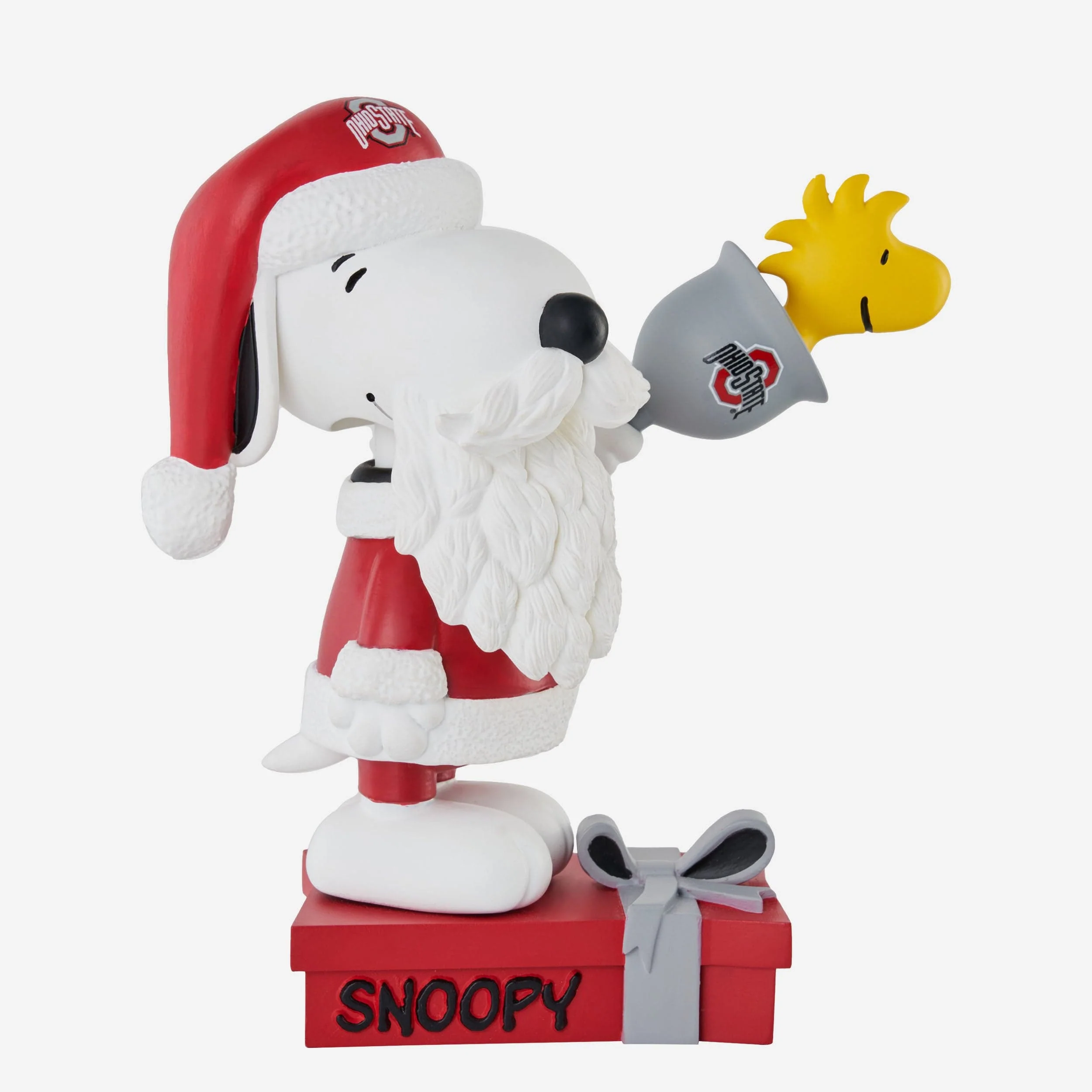Ohio State Buckeyes Snoopy & Woodstock Peanuts Christmas Special Bobblehead