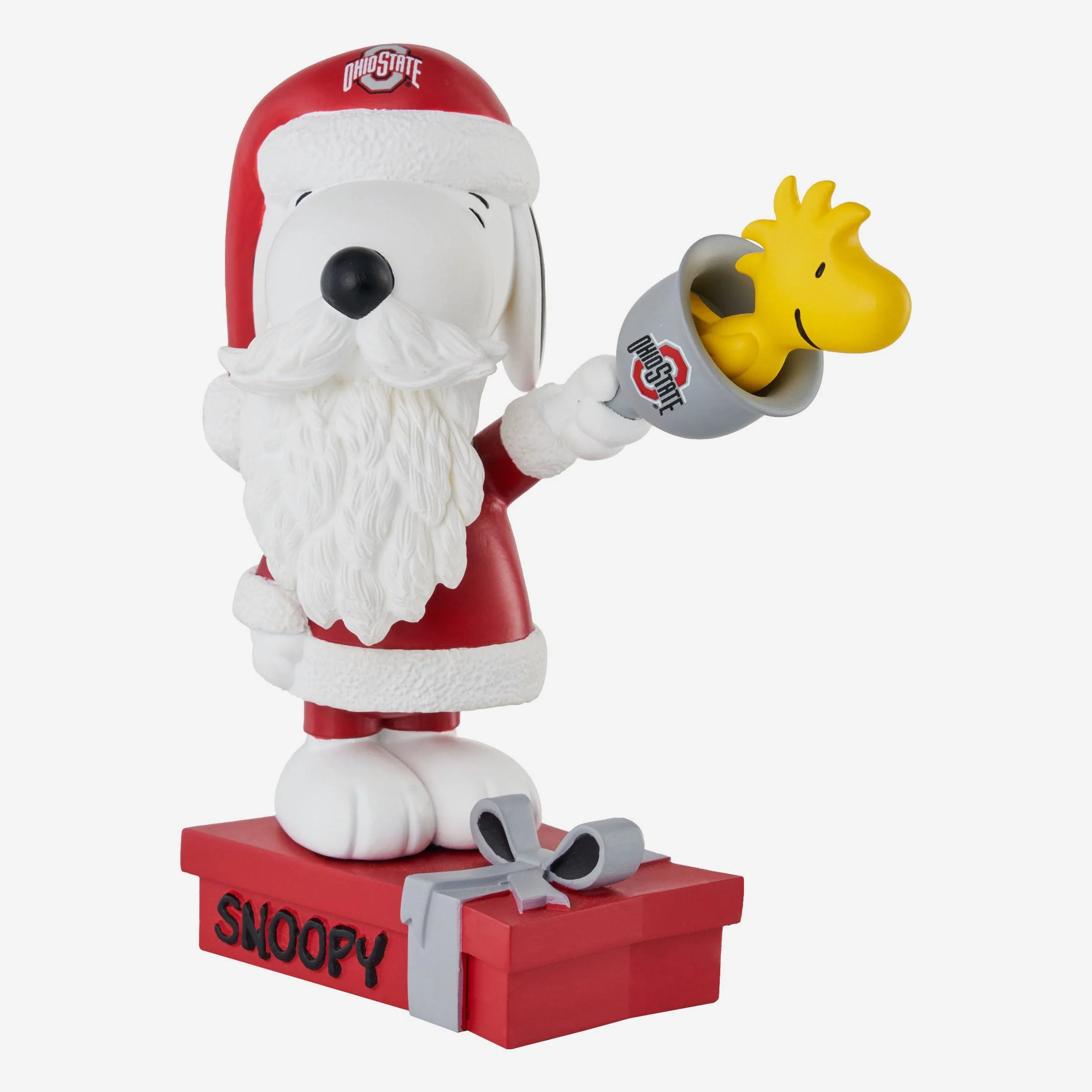 Ohio State Buckeyes Snoopy & Woodstock Peanuts Christmas Special Bobblehead - Image 4