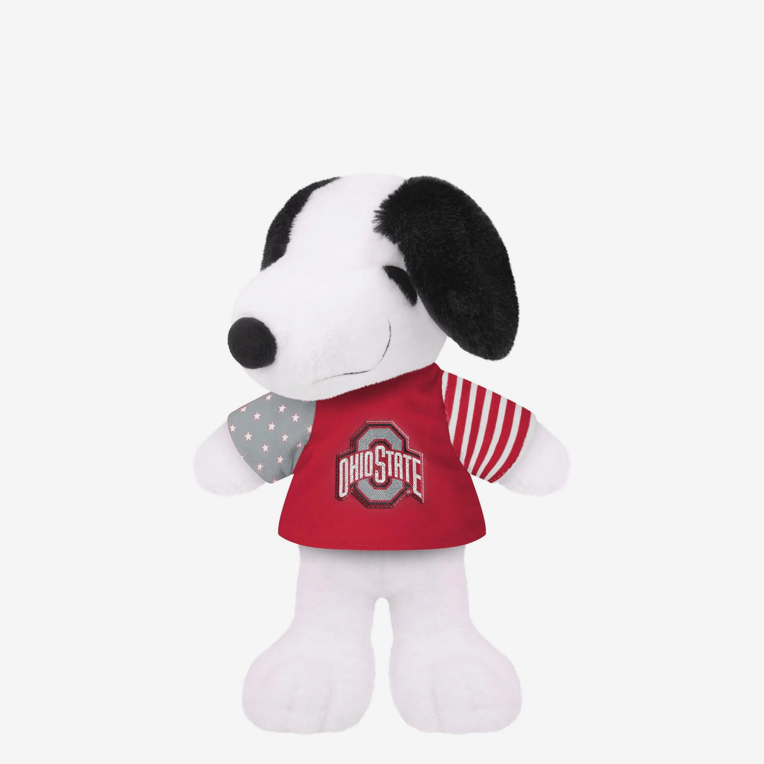 Ohio State Buckeyes USA Flag Snoopy Peanuts Team Jersey Plush