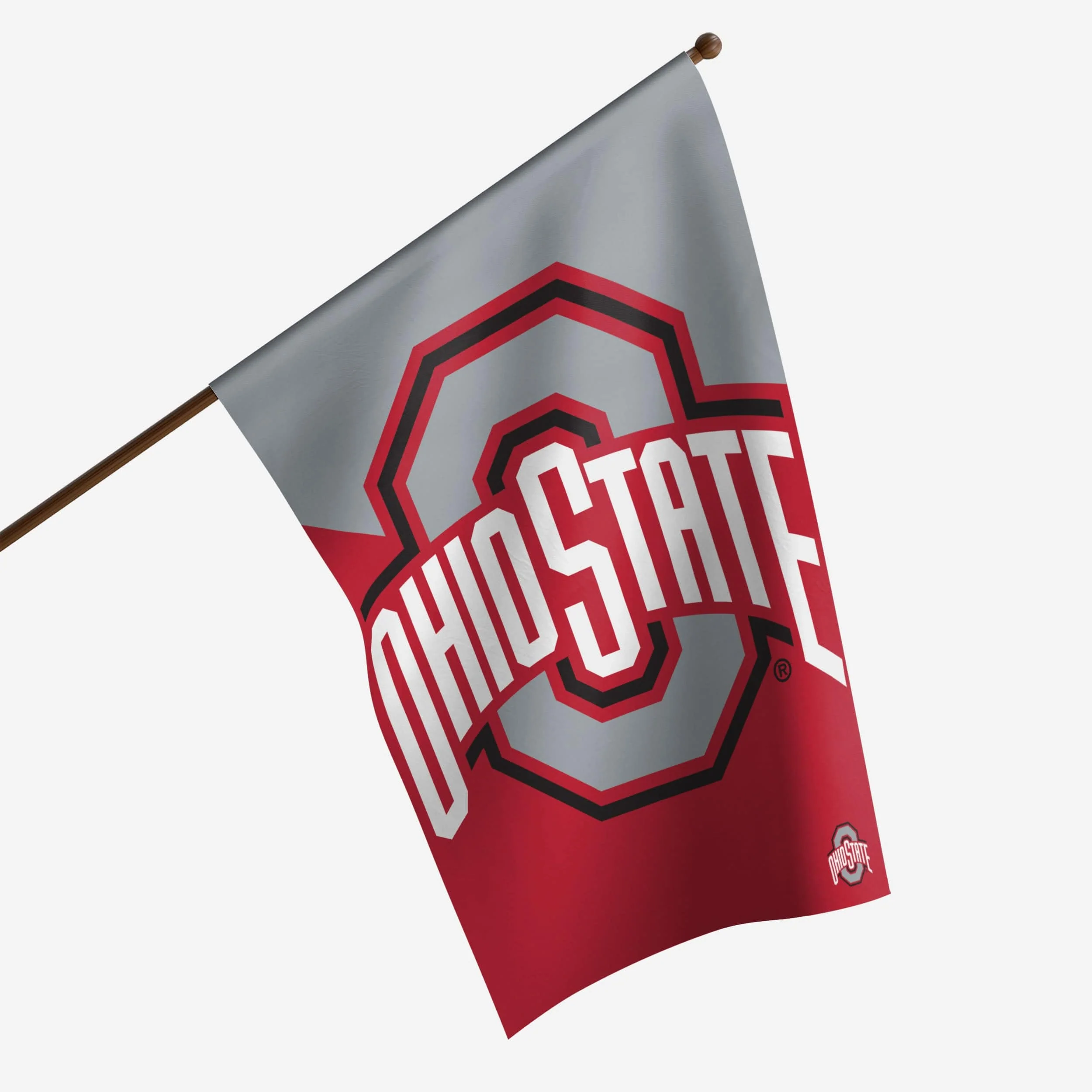 Ohio State Buckeyes Vertical Flag
