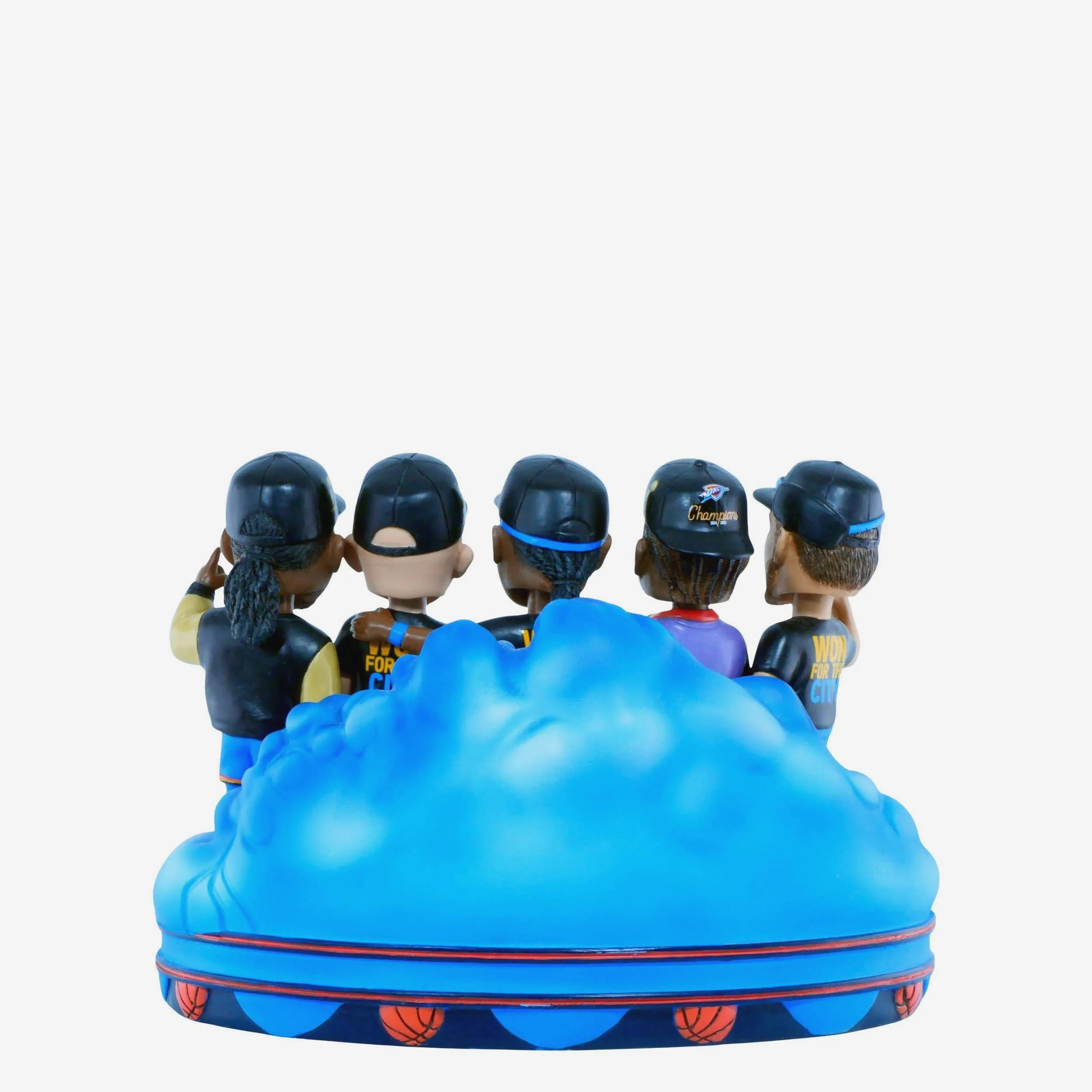 Oklahoma City Thunder 2025 NBA Champions Mini Bobblehead Scene - Image 5