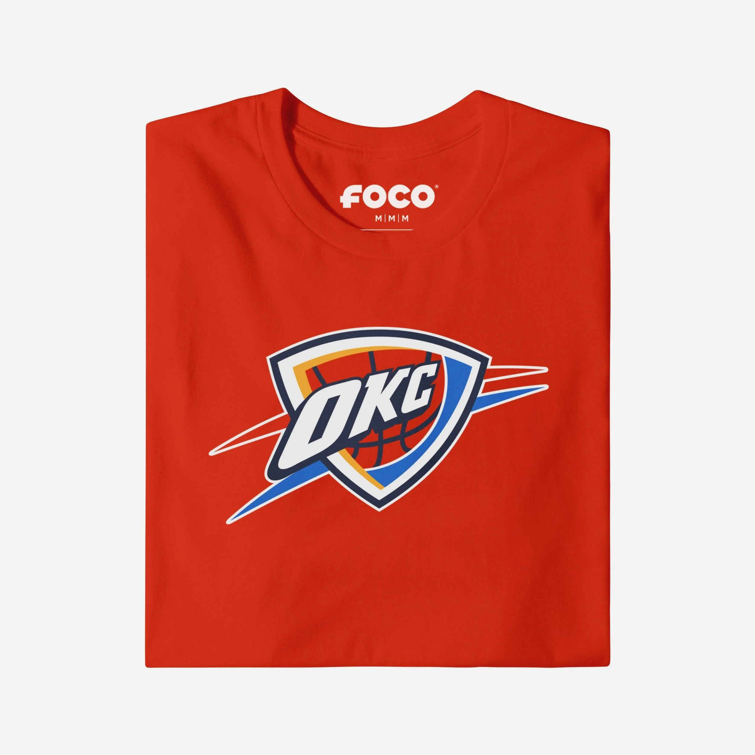 Oklahoma City Thunder Primary Logo T-Shirt - Image 9