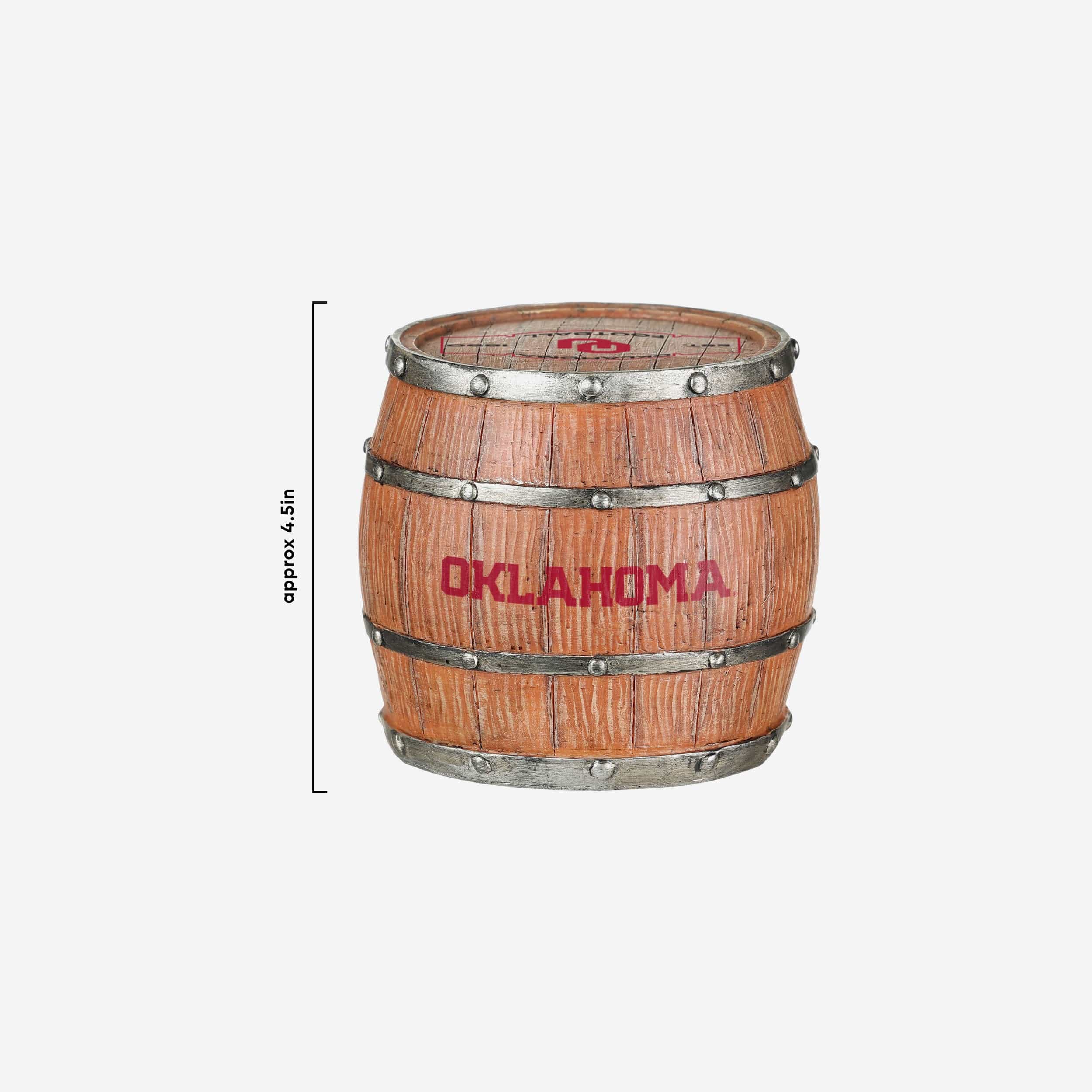 Oklahoma Sooners 5 Pack Barrel Coaster Set - Image 4