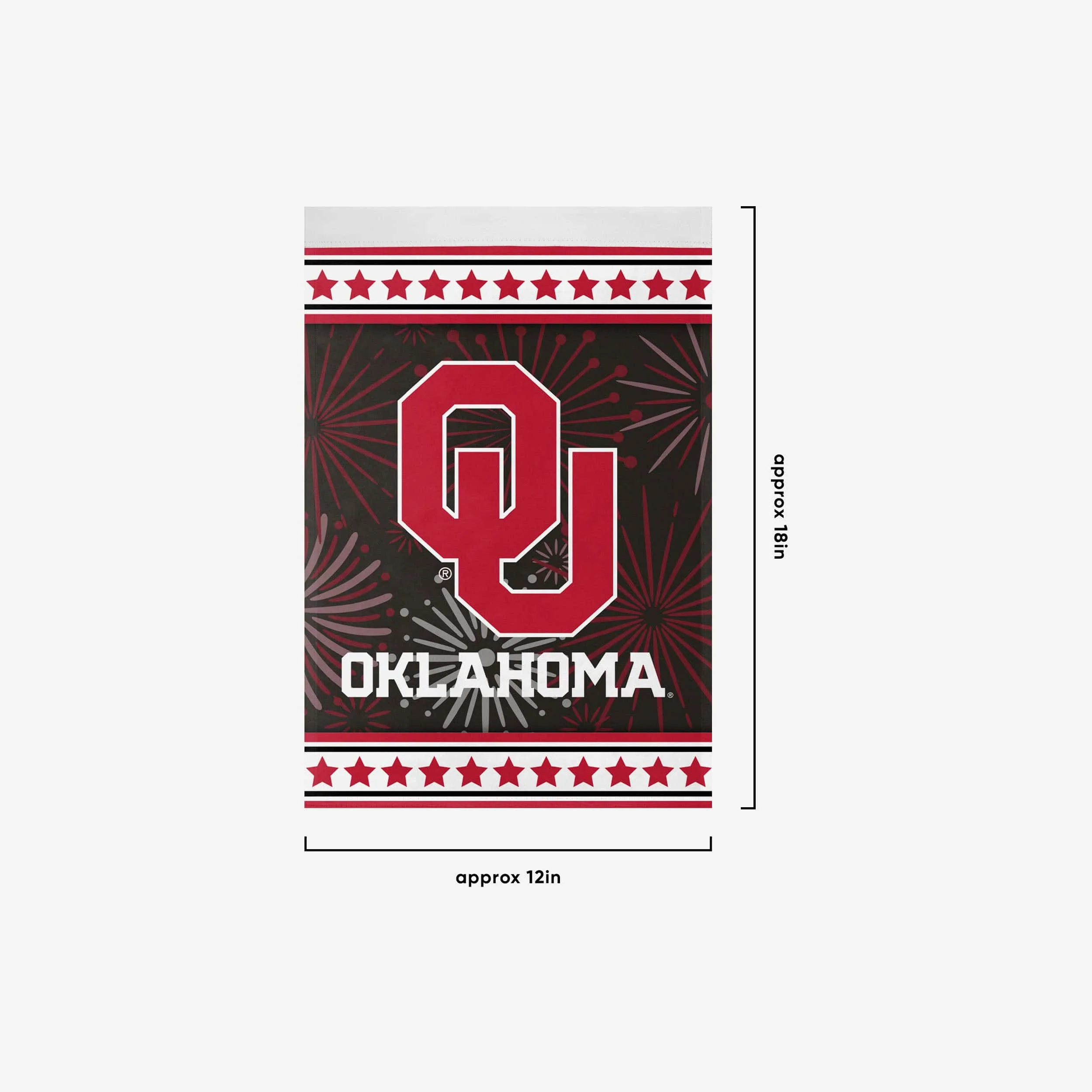 Oklahoma Sooners Americana Garden Flag - Image 3