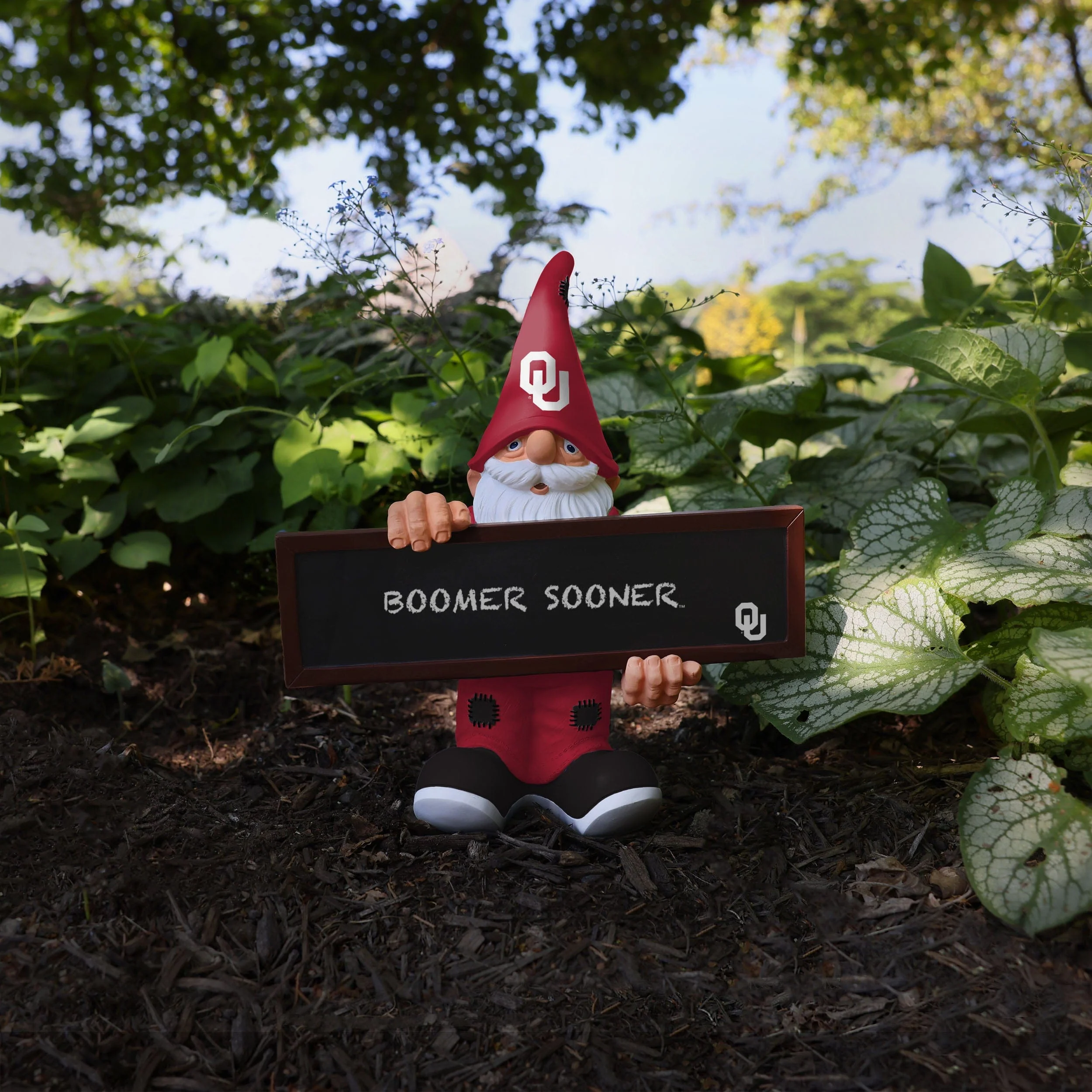 Oklahoma Sooners Chalkboard Sign Gnome - Image 5