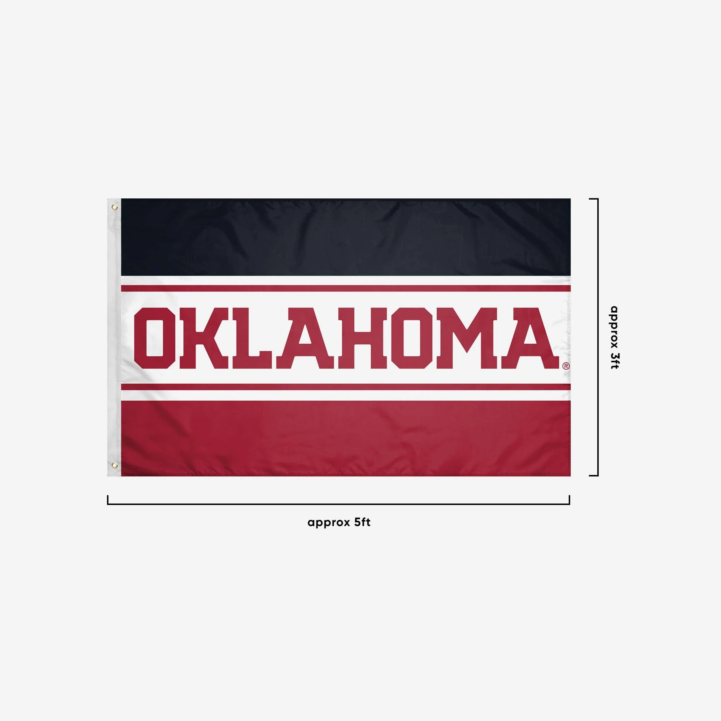 Oklahoma Sooners Horizontal Flag - Image 4
