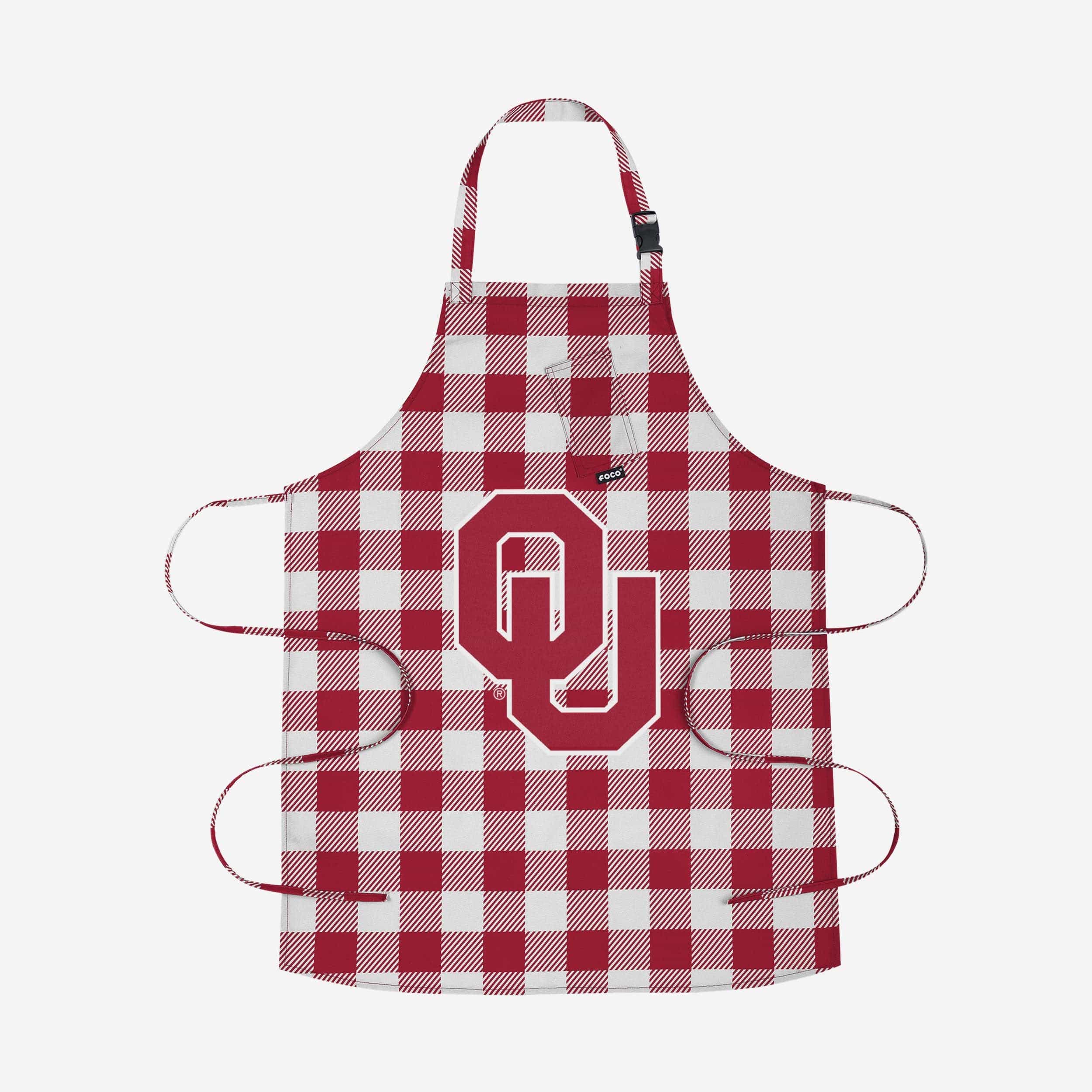 Oklahoma Sooners Plaid Apron