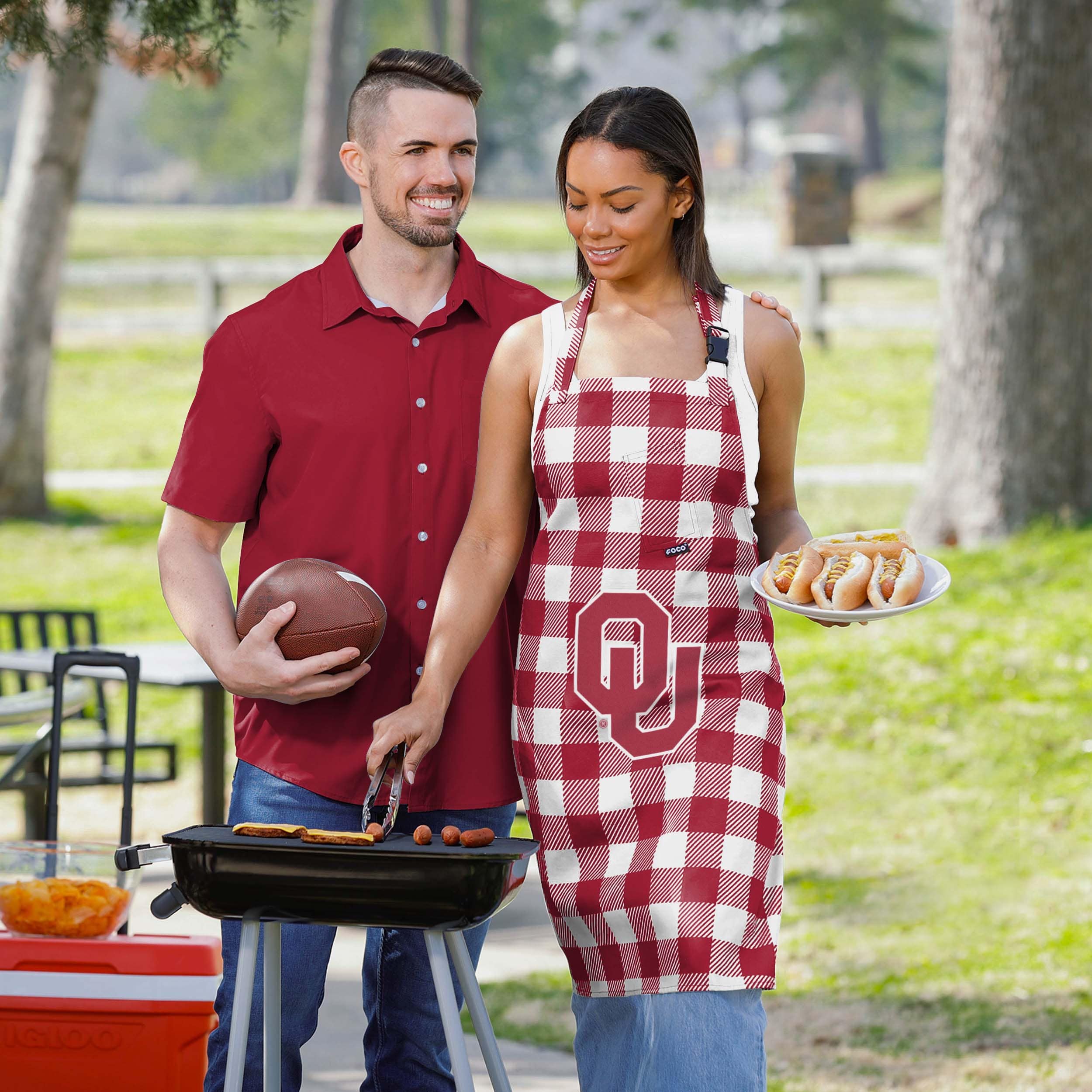 Oklahoma Sooners Plaid Apron - Image 5