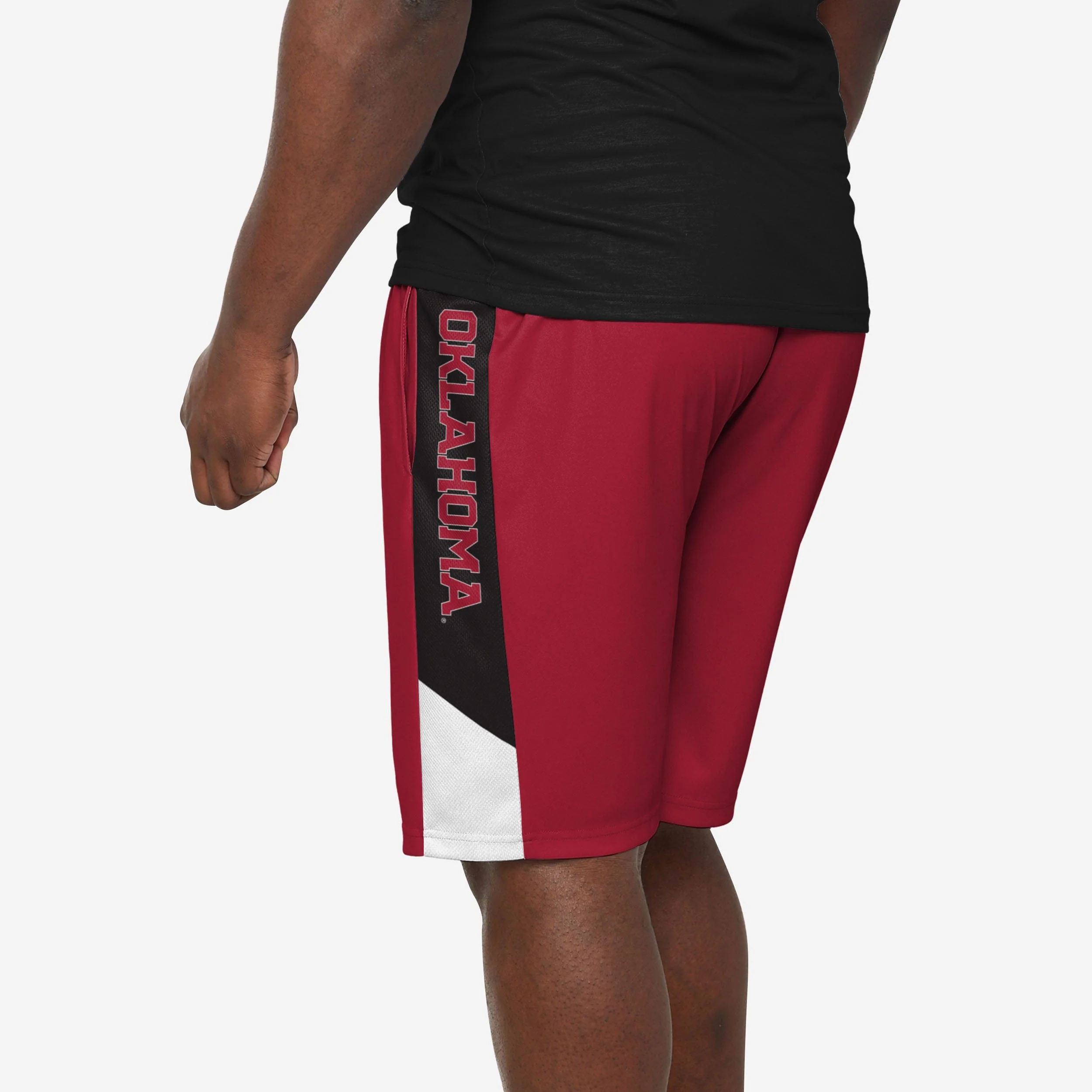 Oklahoma Sooners Side Stripe Training Shorts - Image 2