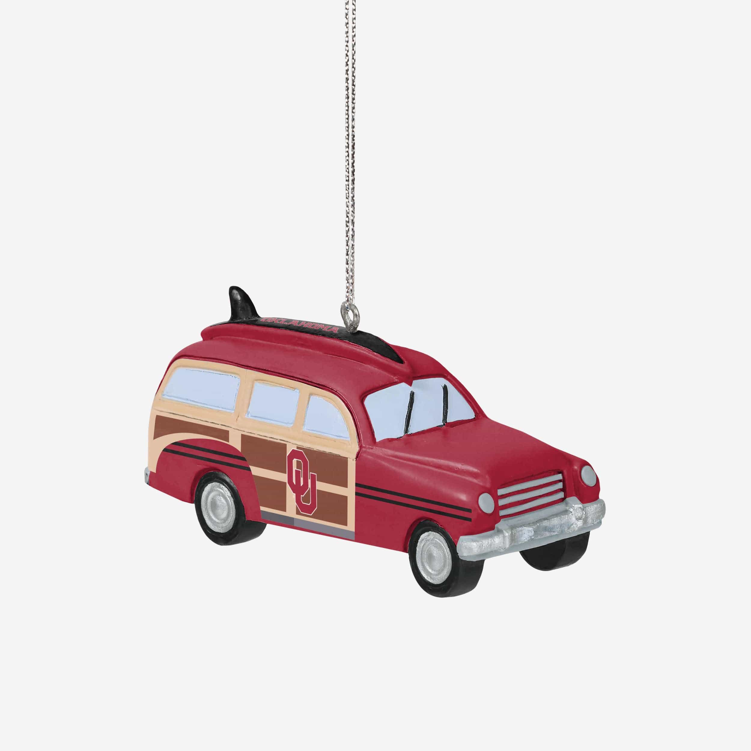 Oklahoma Sooners Station Wagon Ornament