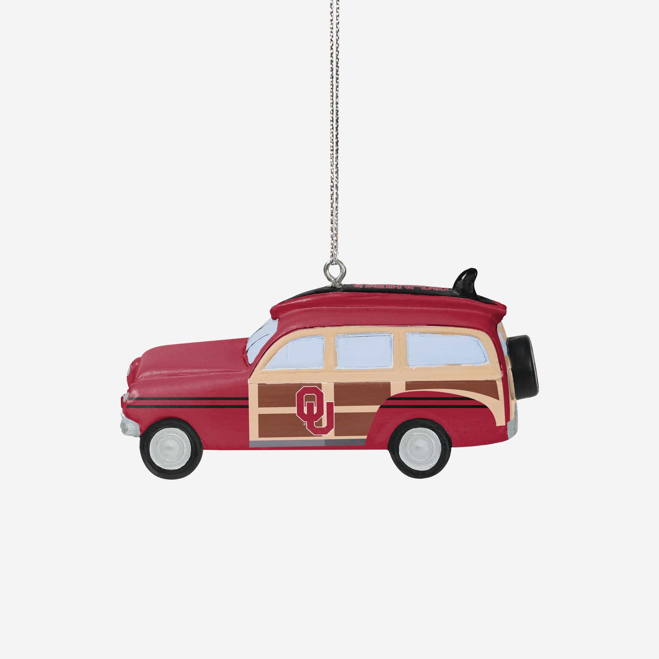 Oklahoma Sooners Station Wagon Ornament - Image 2