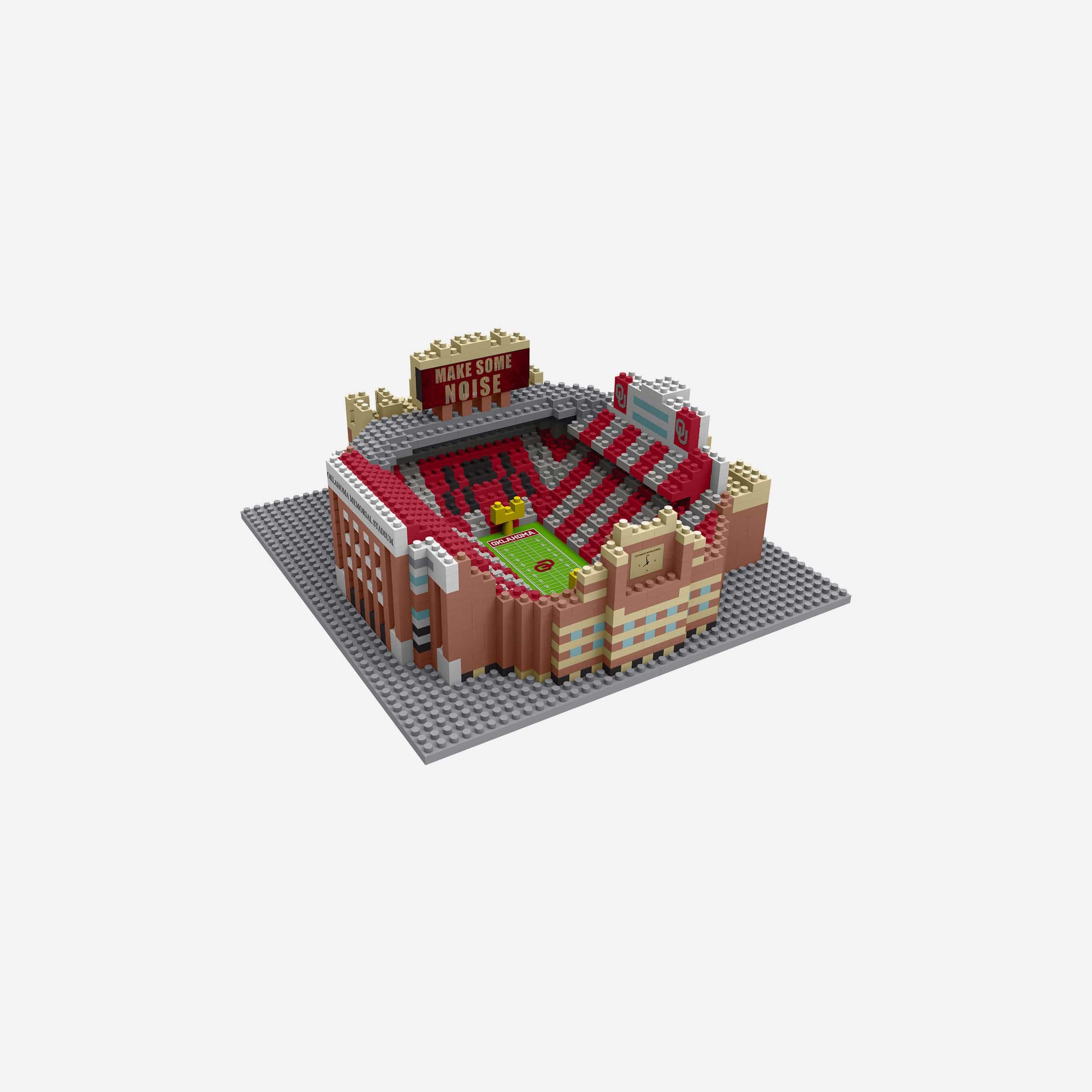 Oklahoma Sooners The Gaylord Family Oklahoma Memorial Mini BRXLZ Stadium - Image 2