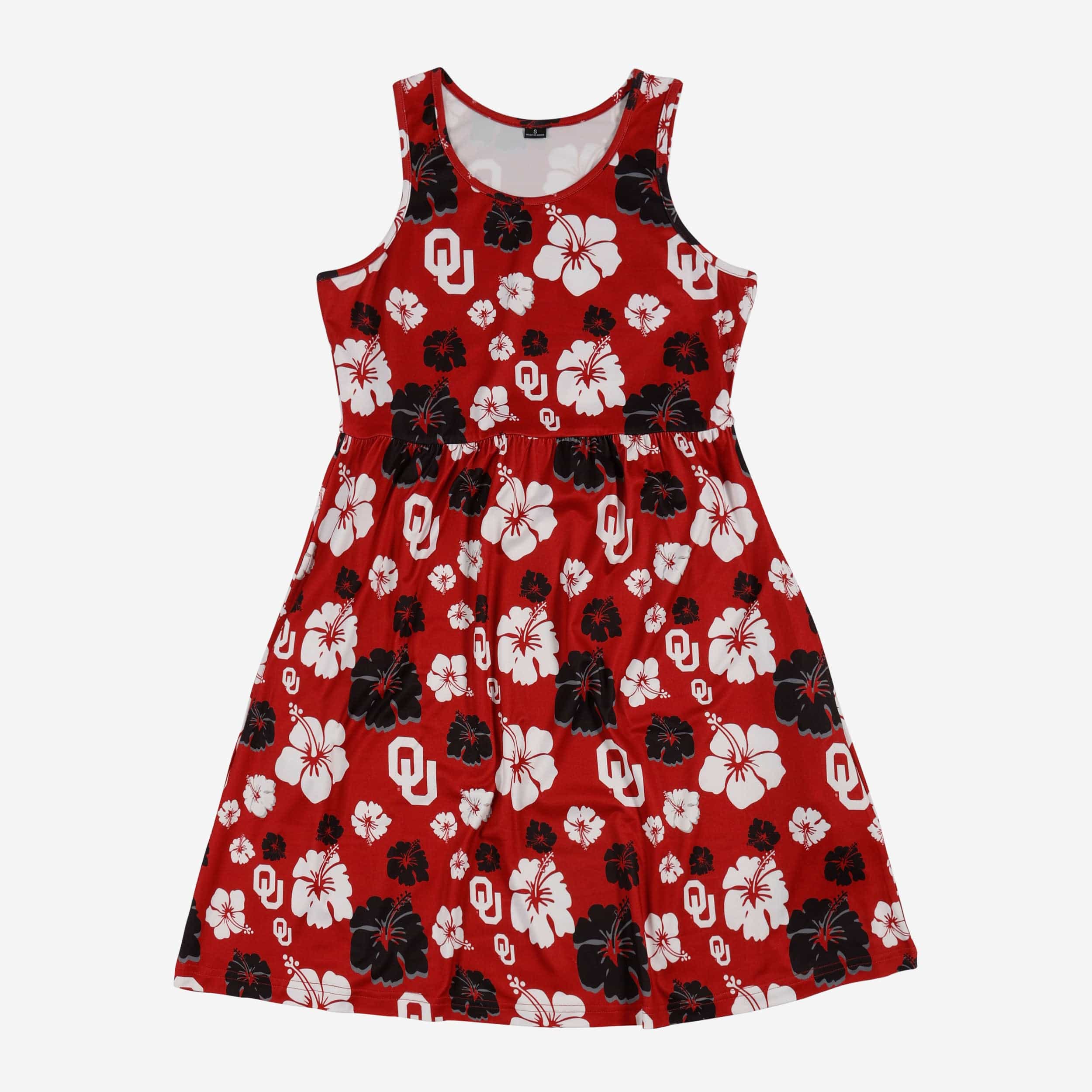 Oklahoma Sooners Womens Fan Favorite Floral Sundress - Image 4