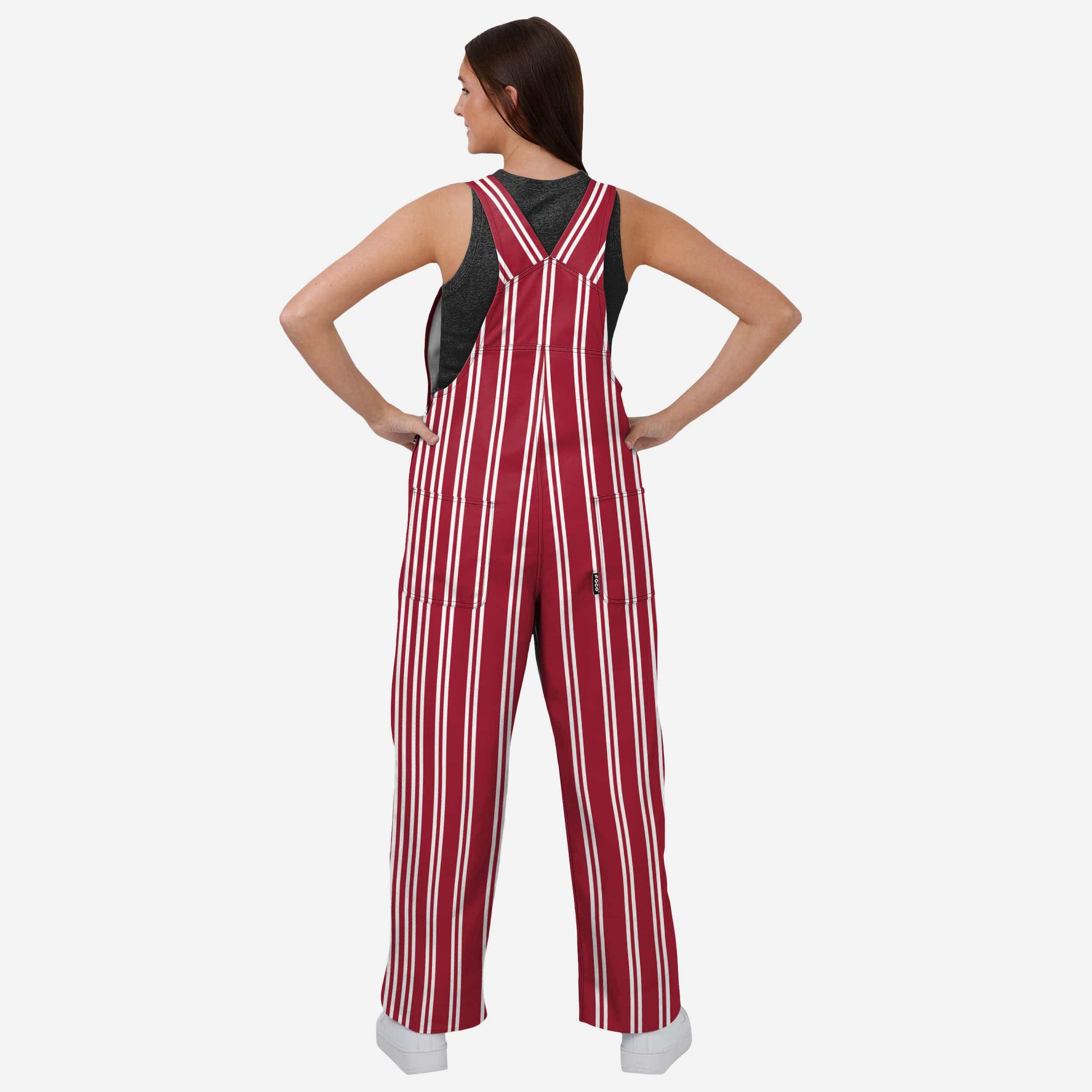 Oklahoma Sooners Womens Sideline Spirit Bib Overalls - Image 2
