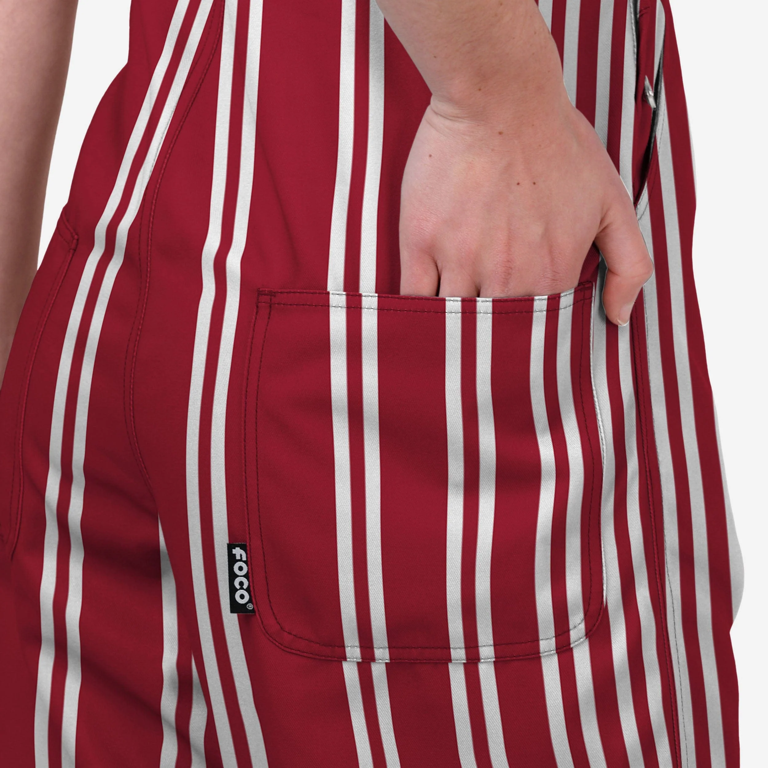 Oklahoma Sooners Womens Sideline Spirit Bib Overalls - Image 6