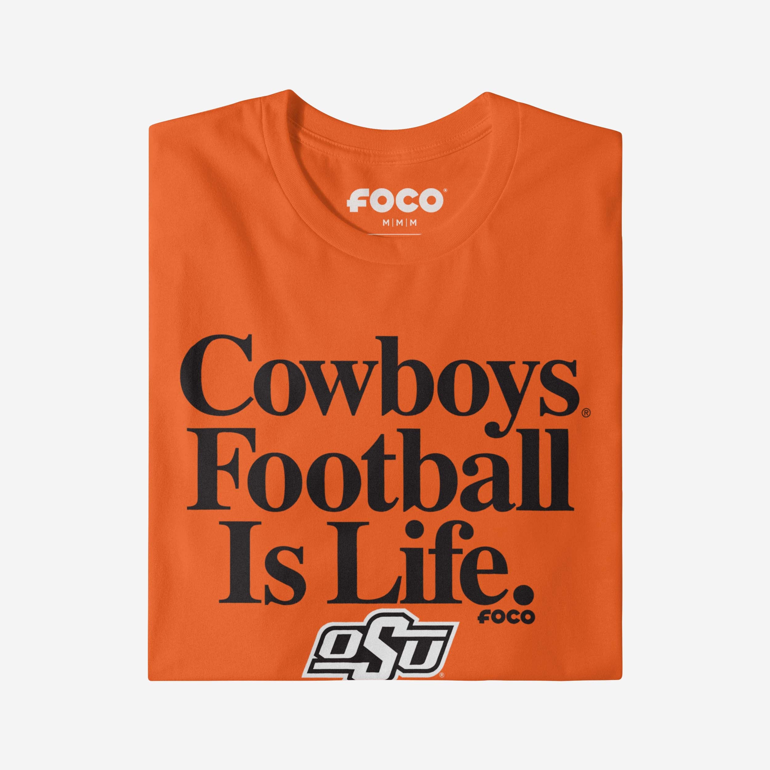 Oklahoma State Cowboys Football is Life T-Shirt - Image 4