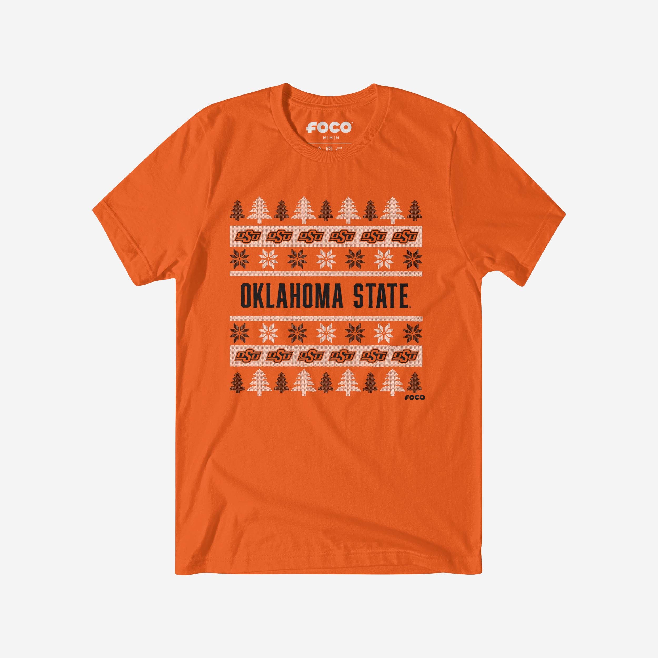 Oklahoma State Cowboys Holiday Sweater T-Shirt