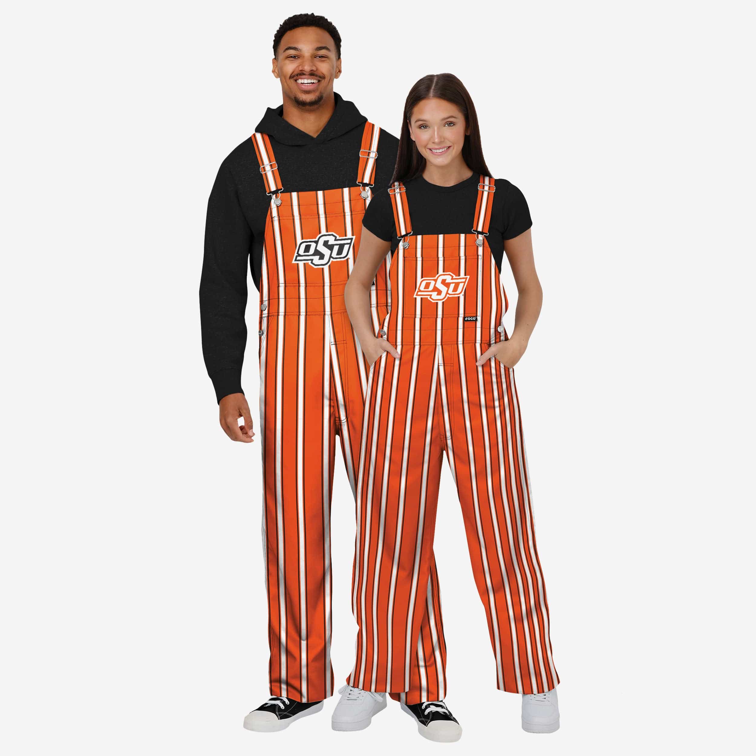 Oklahoma State Cowboys Mens Sideline Spirit Bib Overalls - Image 3