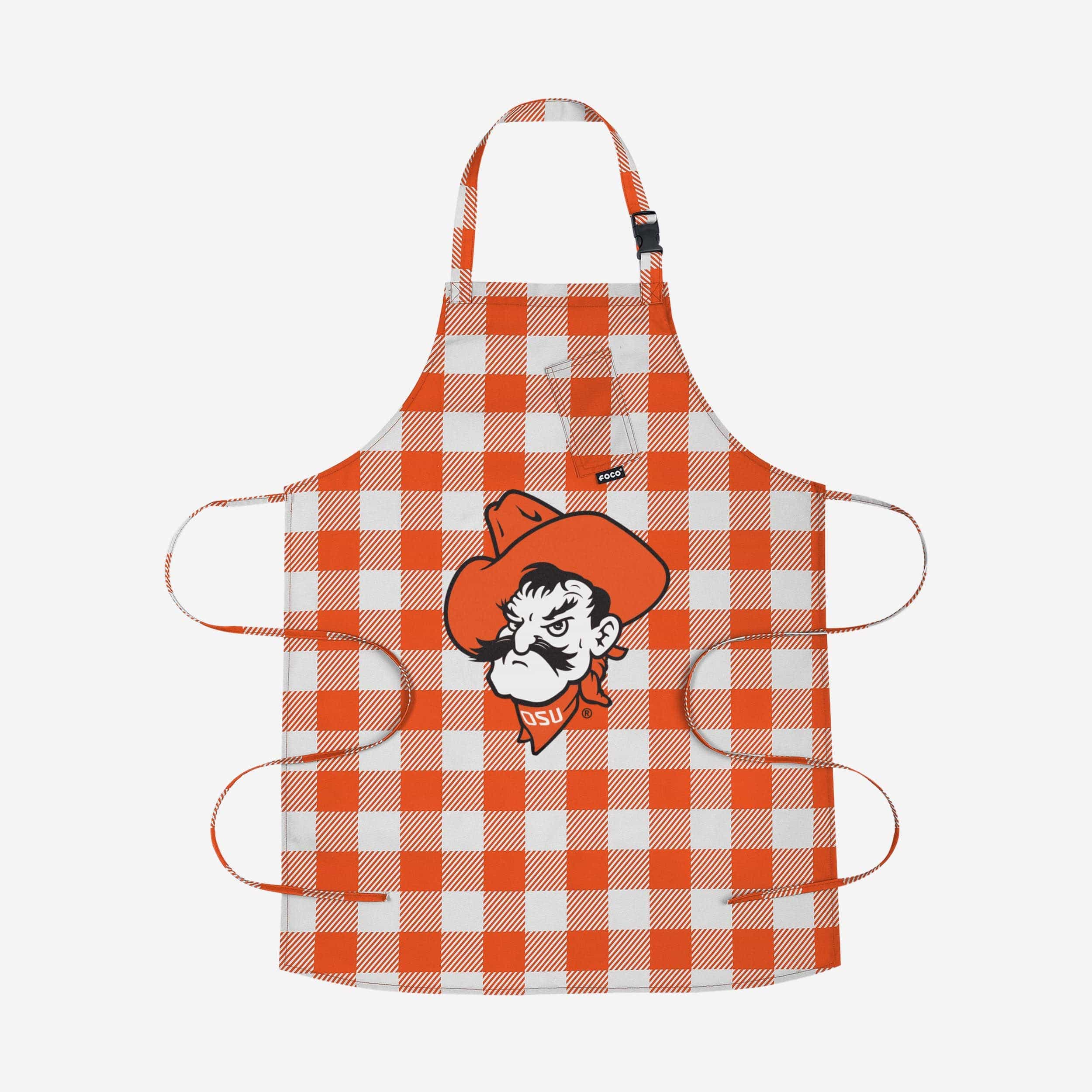 Oklahoma State Cowboys Plaid Apron
