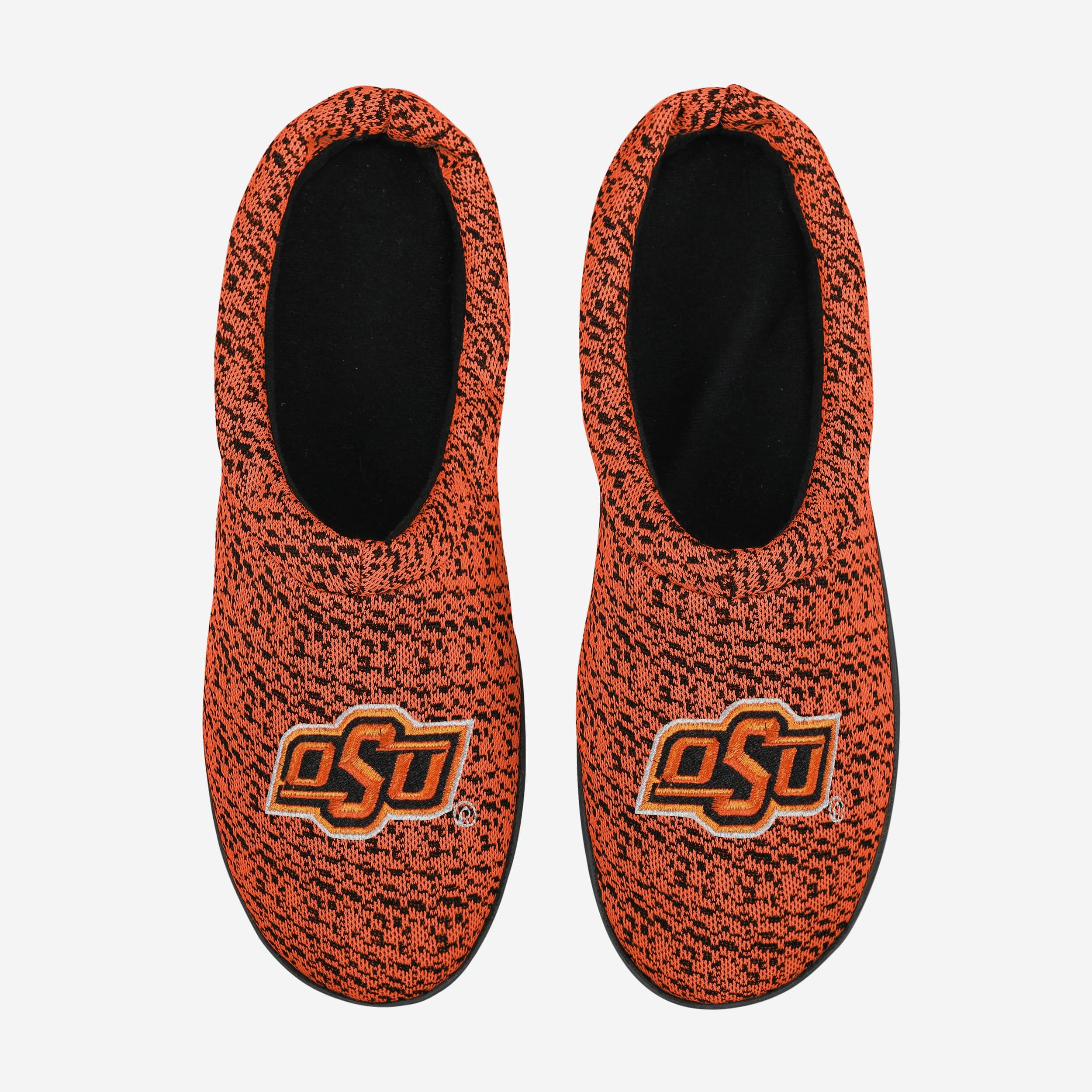 Oklahoma State Cowboys Poly Knit Cup Sole Slippers - Image 4