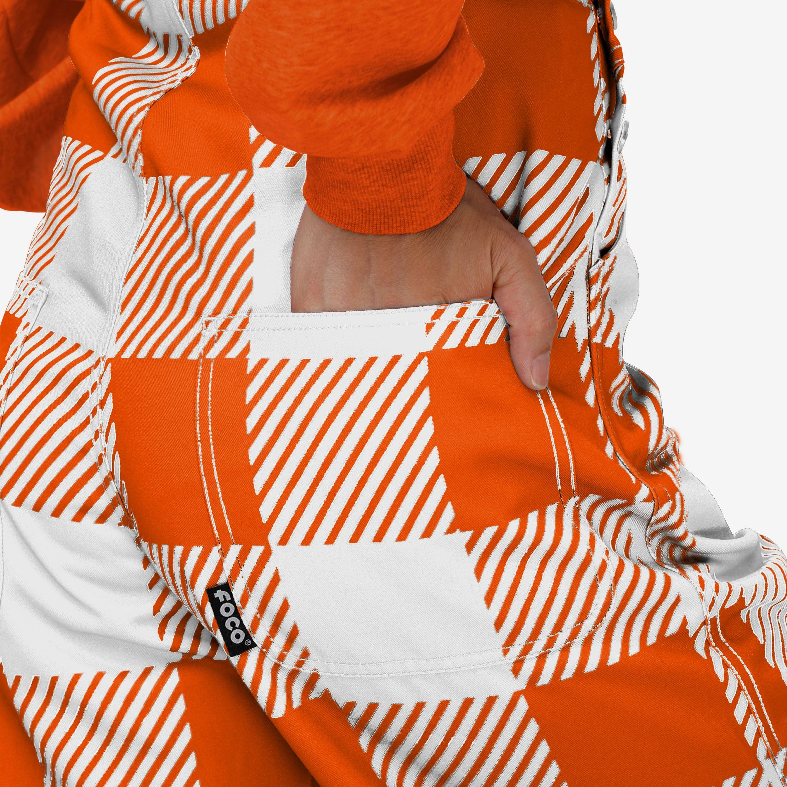 Oklahoma State Cowboys Womens Plaid Bib Overalls - Image 6