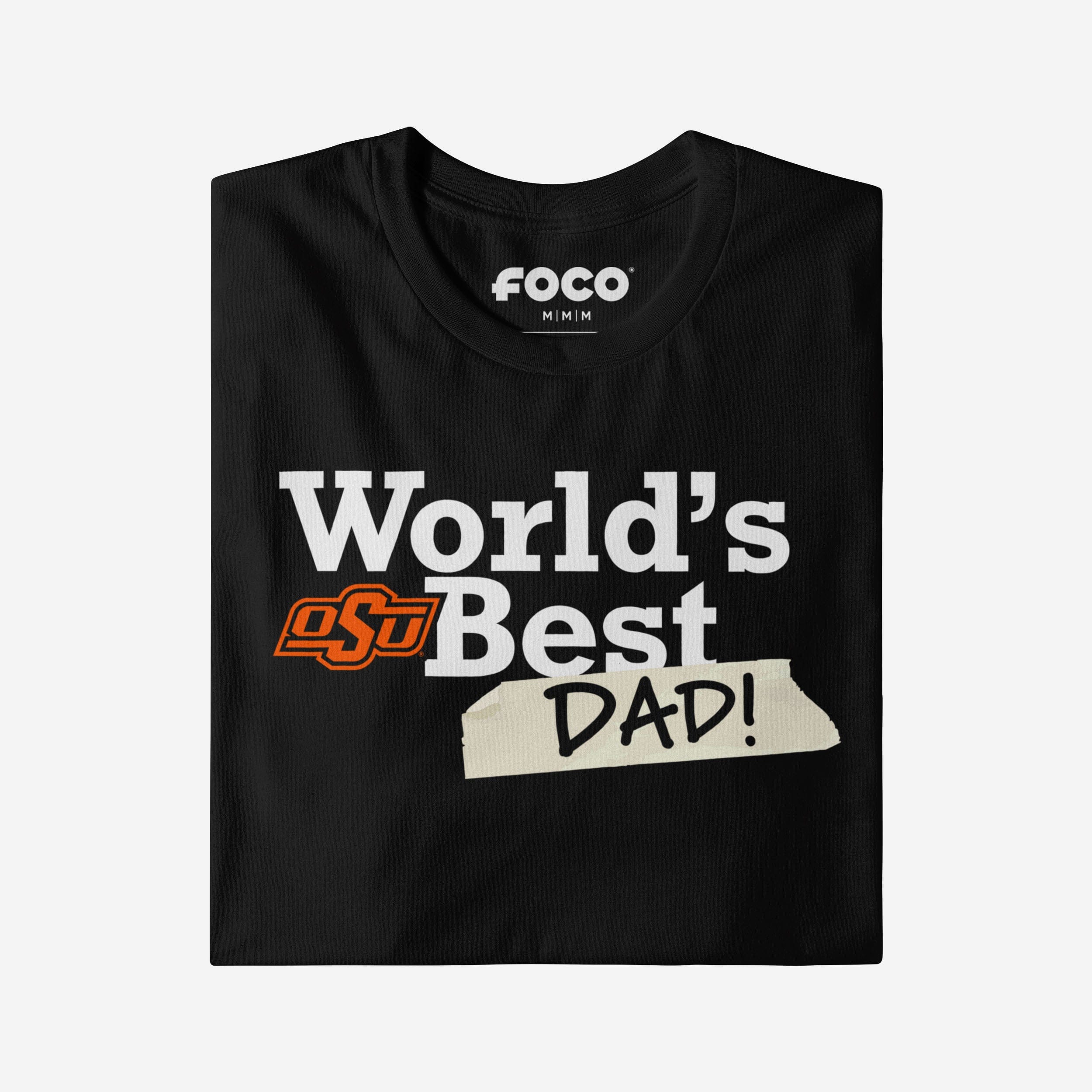Oklahoma State Cowboys World's Best Dad T-Shirt - Image 3
