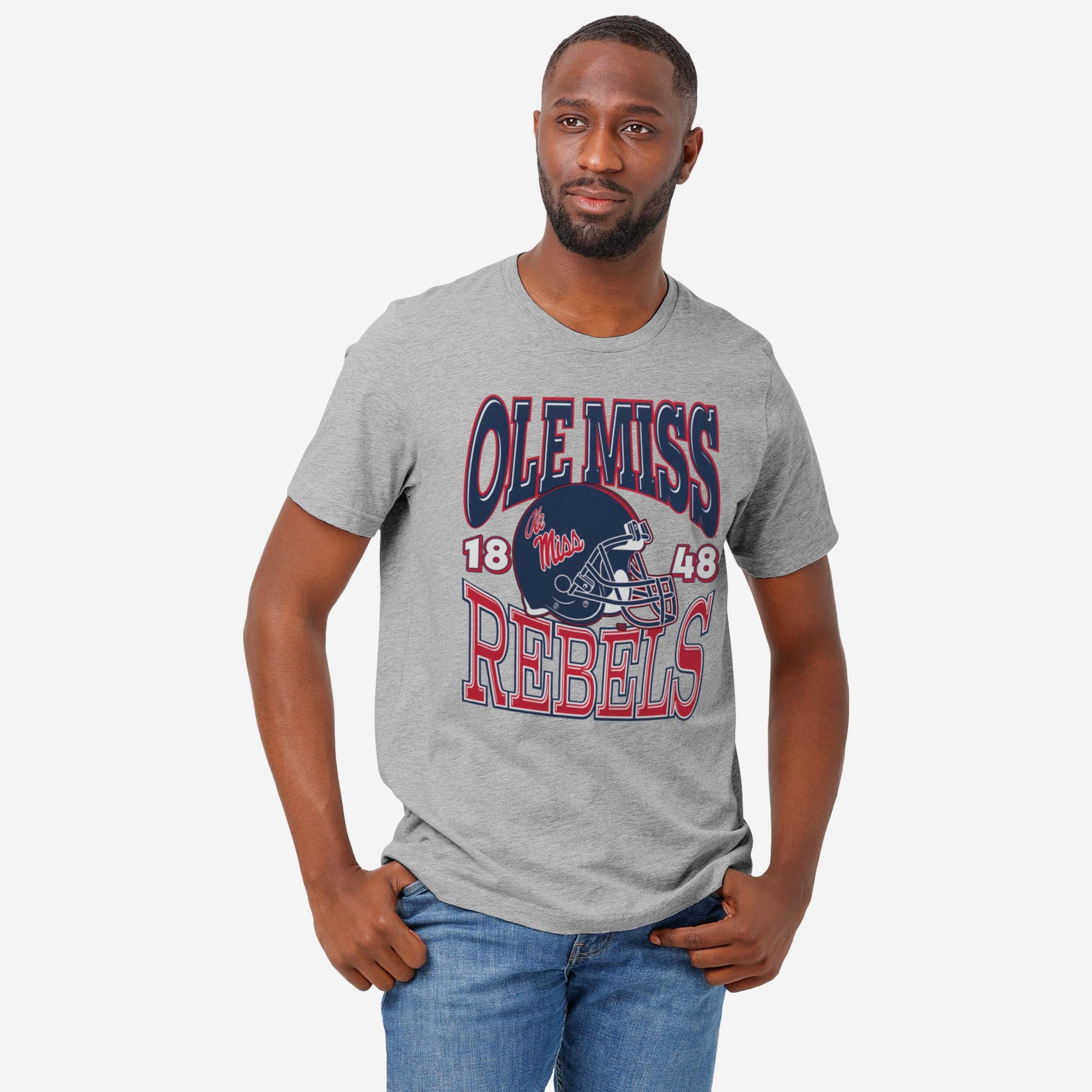 Ole Miss Rebels Classic Team Helmet T-Shirt - Image 2