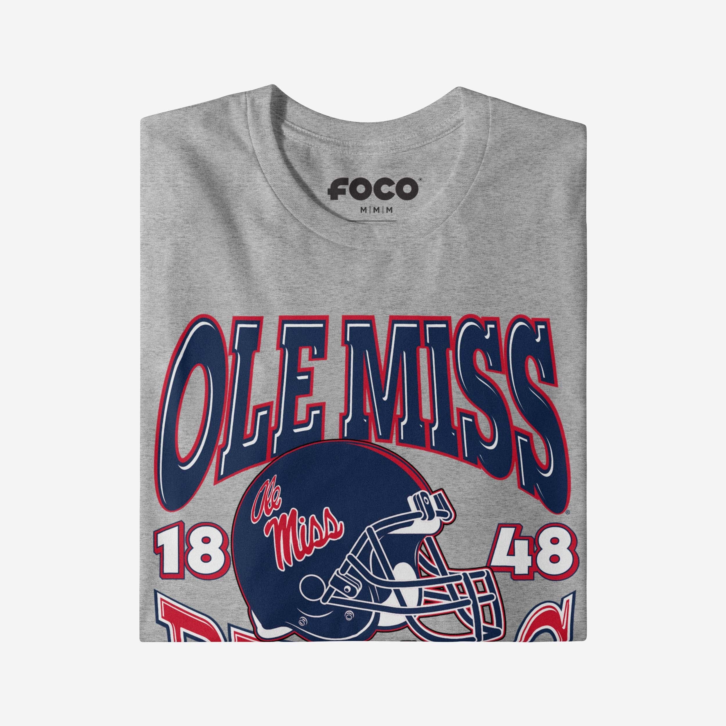 Ole Miss Rebels Classic Team Helmet T-Shirt - Image 4