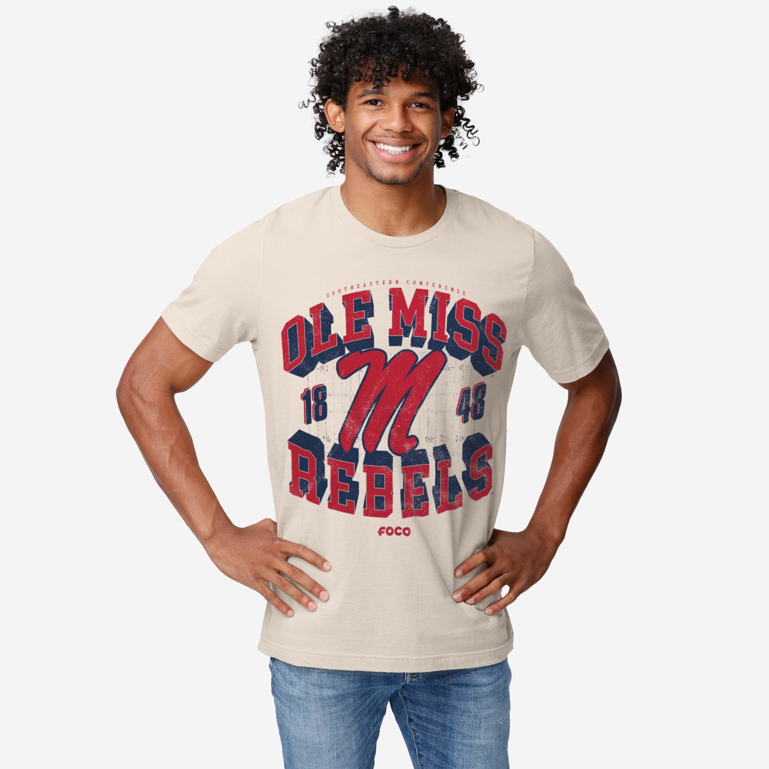 Ole Miss Rebels Field Arched Wordmark T-Shirt - Image 2